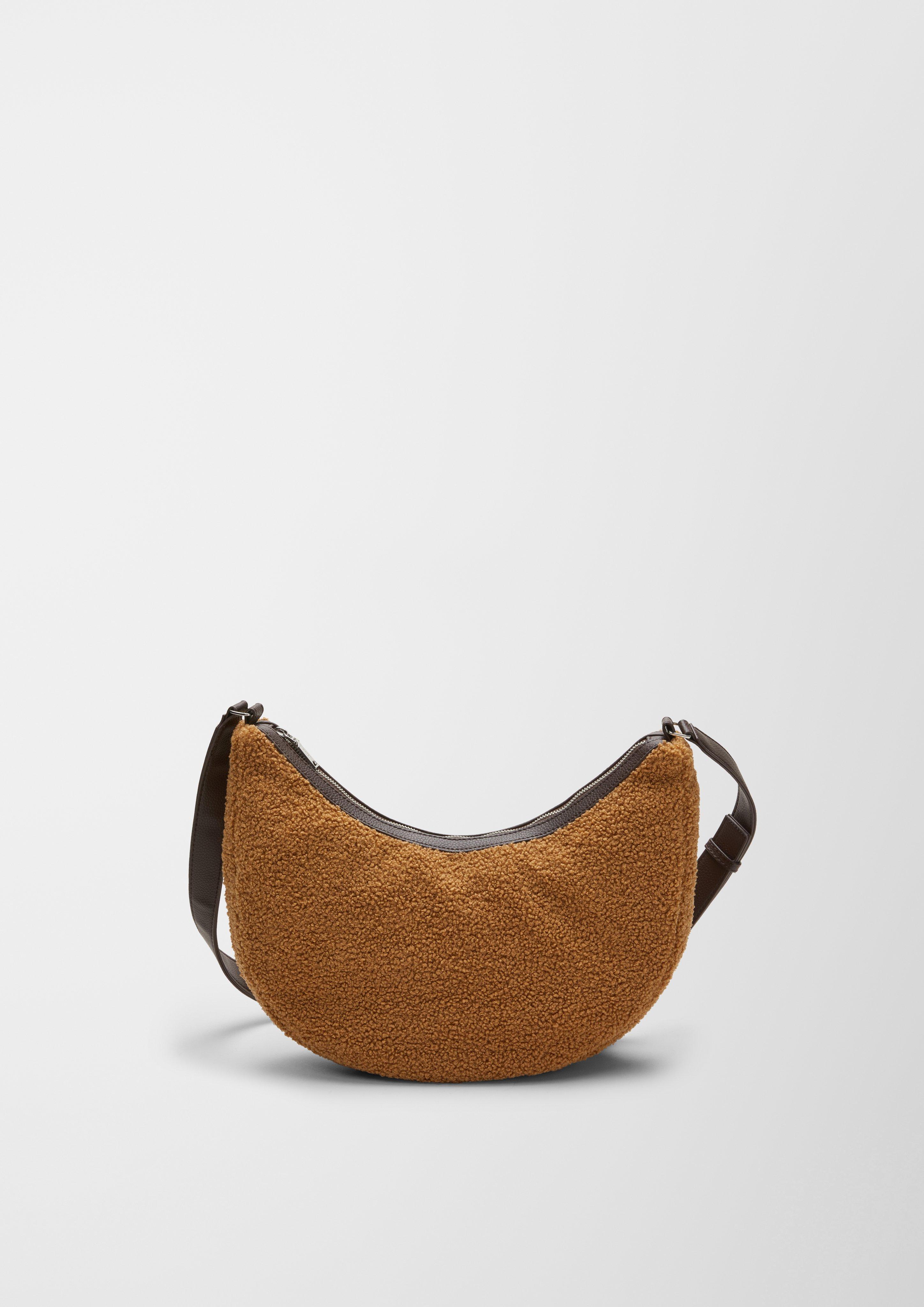 Hobo Bag aus Teddyplüsch  2120496-8469