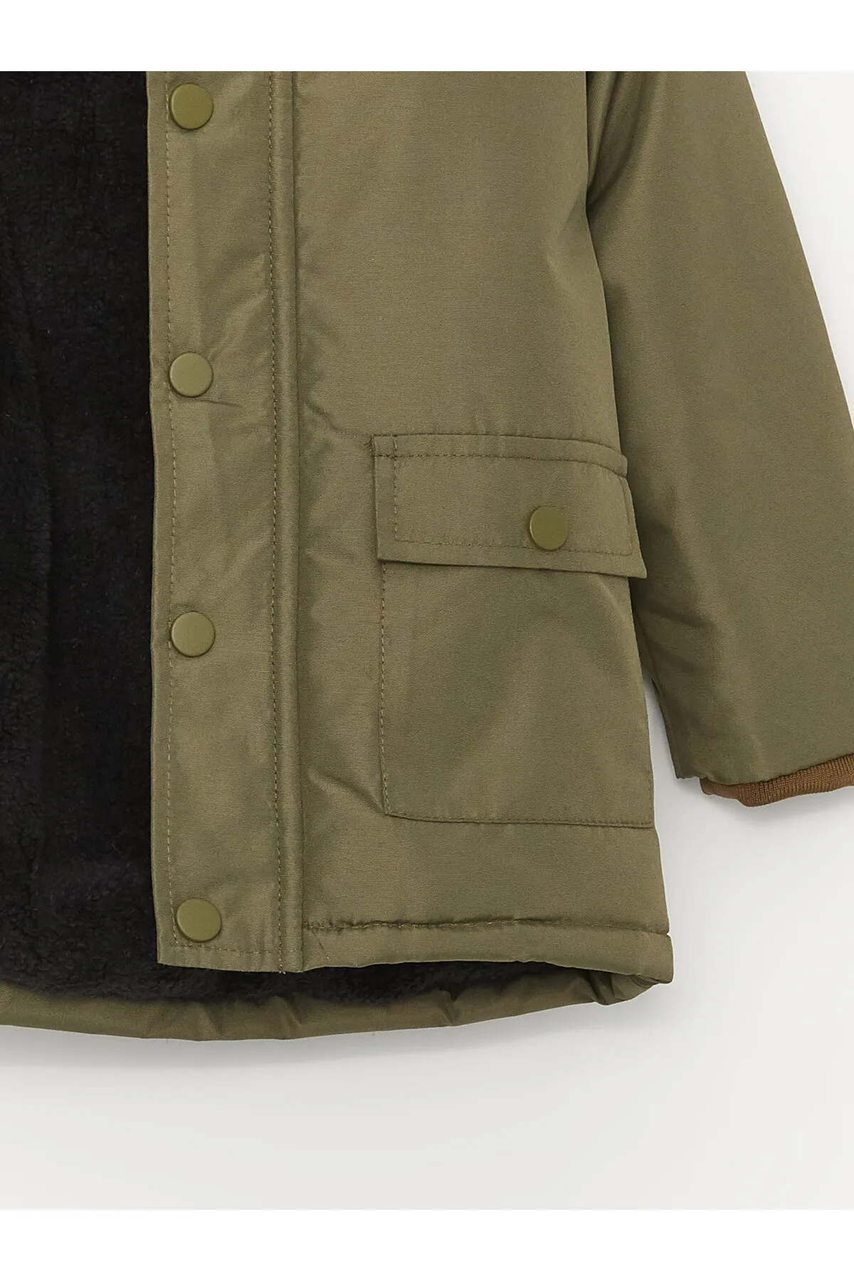 LC Waikiki  Langärmliger Mantel mit Kapuze für Jungen