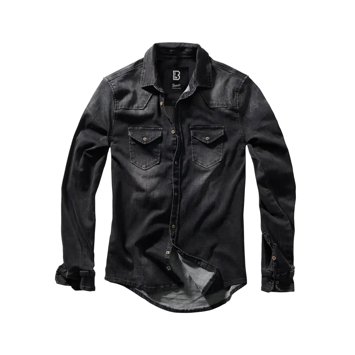 Riley Denim Hemd schwarz