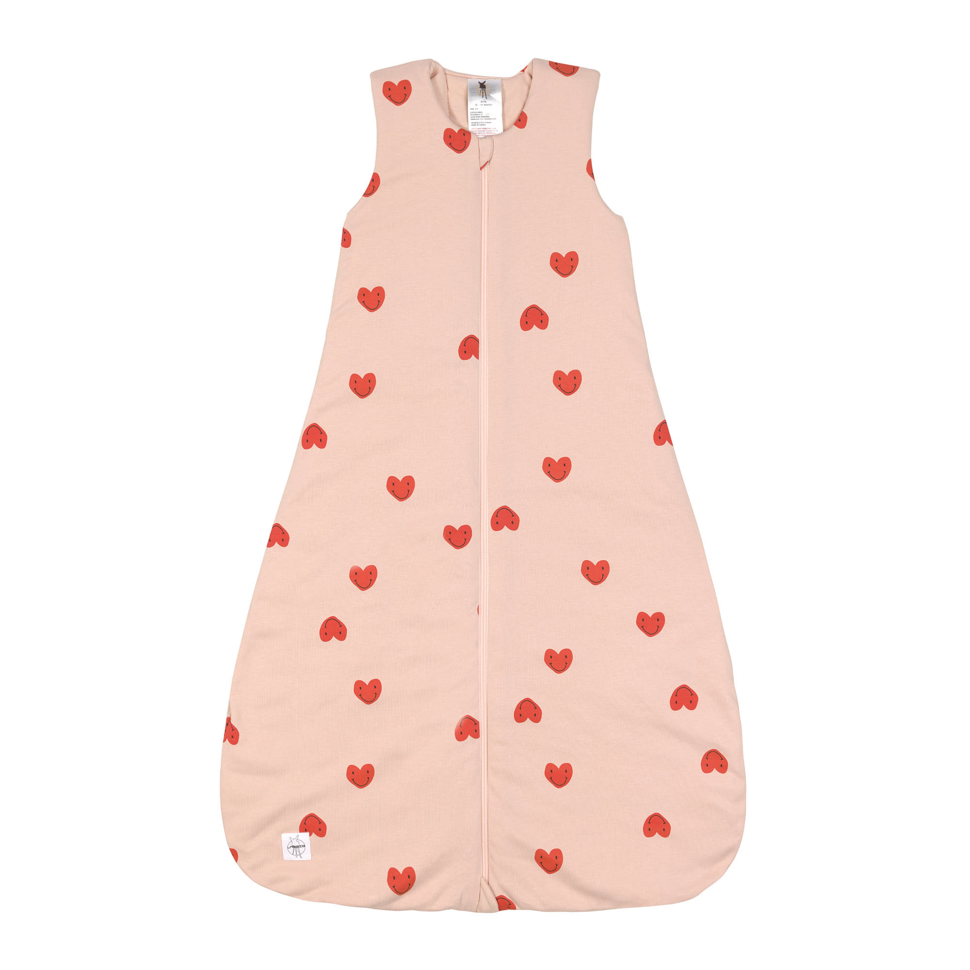 Babyschlafsack 2,5 TOG - Herz, Rosa