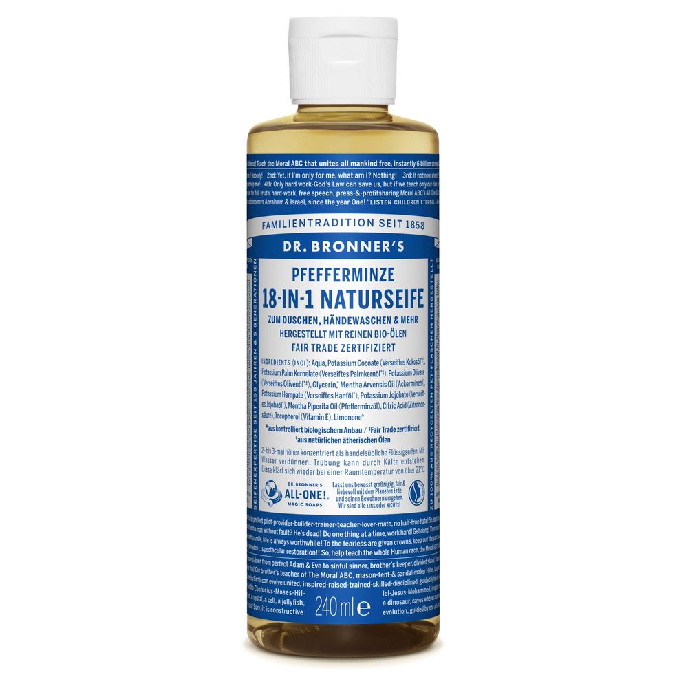 Pfefferminze - 18in1 Naturseife 240ml