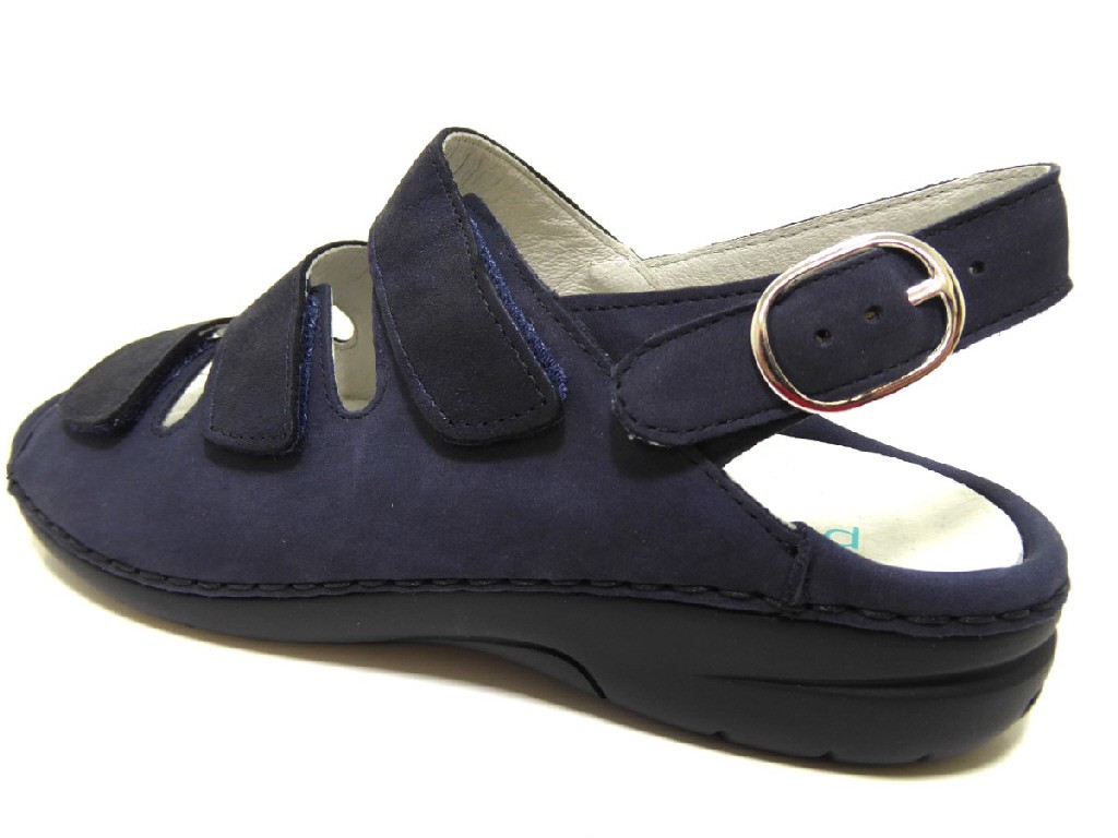 WALDLÄUFER Komfort Sandalen blau