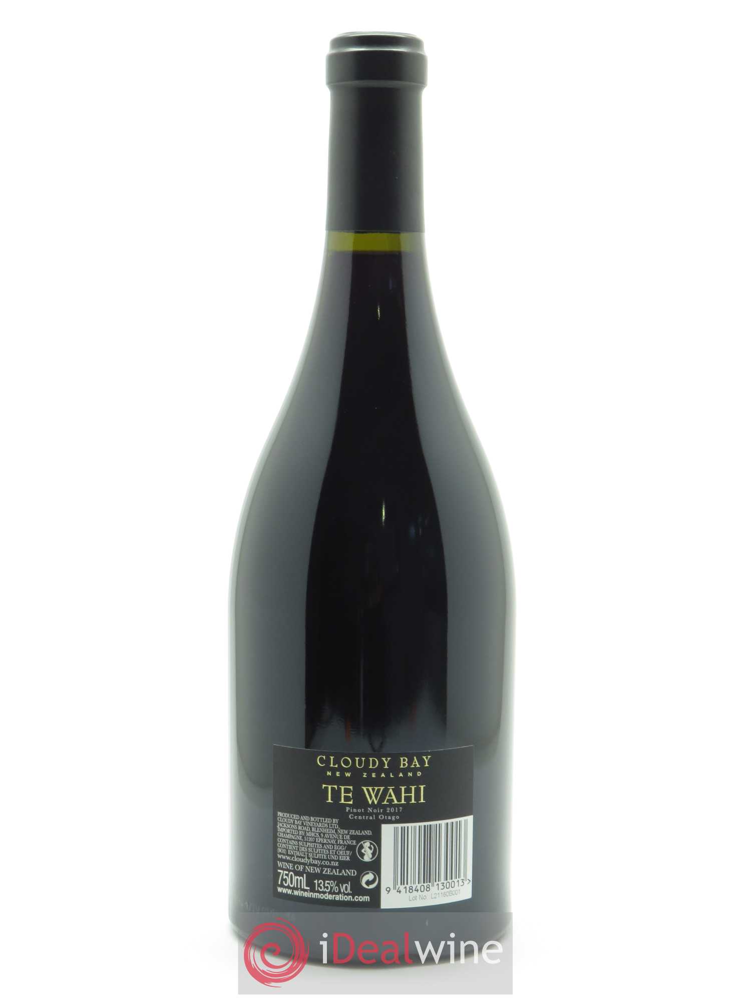 Central Otago Cloudy Bay Te Wahi  2017 - Lot de 1 Bouteille