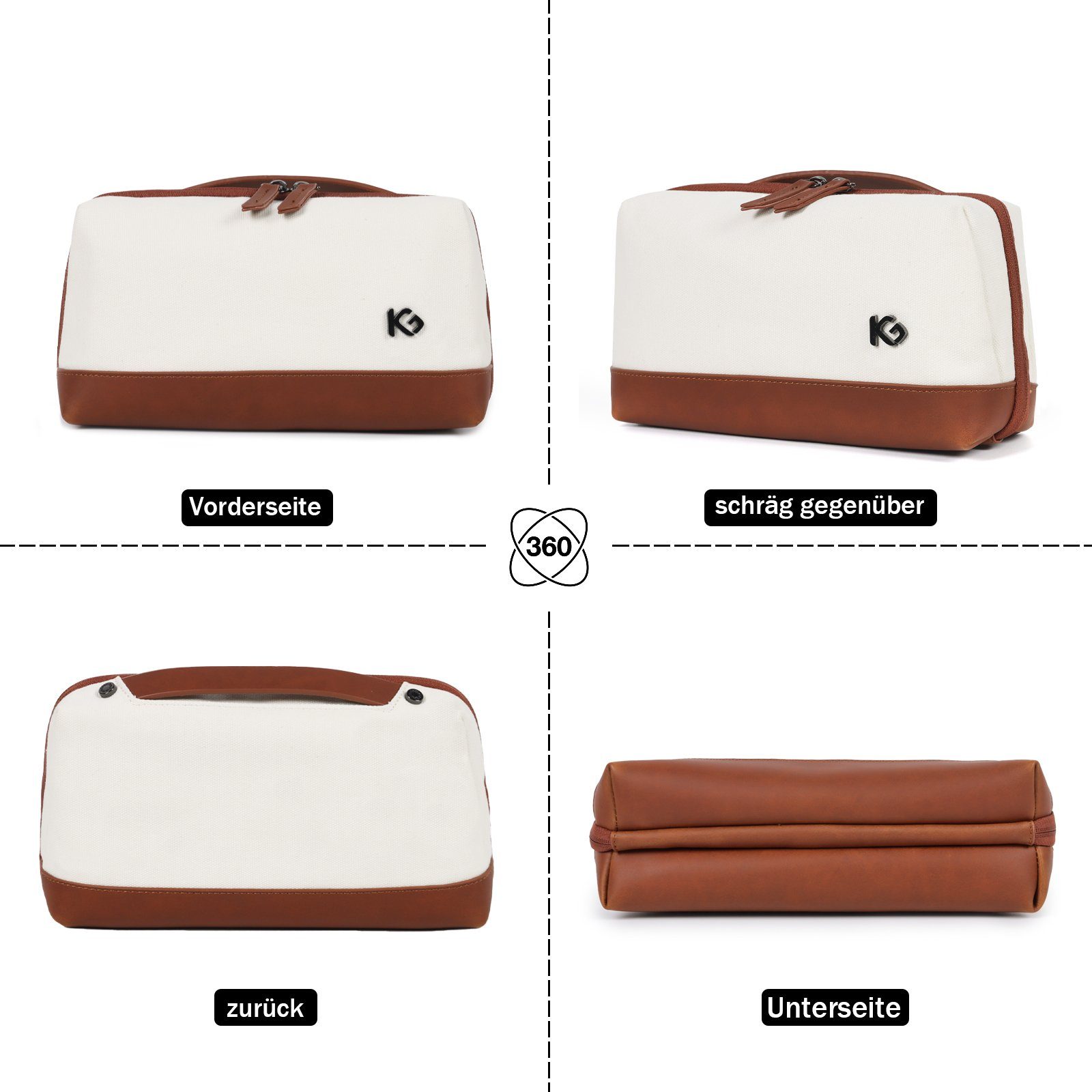 TAN.TOMI Kulturbeutel Kulturbeutel Herren Rucksack Damen Kosmetiktasche Waschtasche