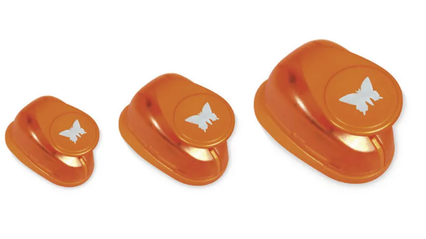 Rayher Motivstanzer-Set Schmetterling 1,6cm+2,54cm+3,81cm