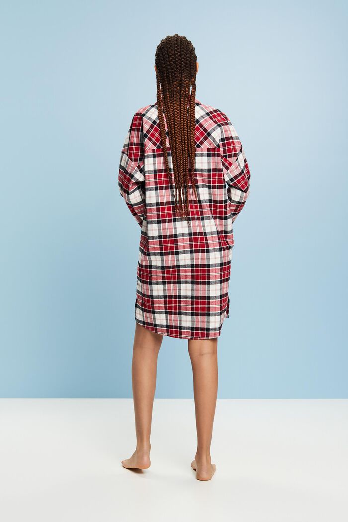 Karo-Nachthemd aus Flanell