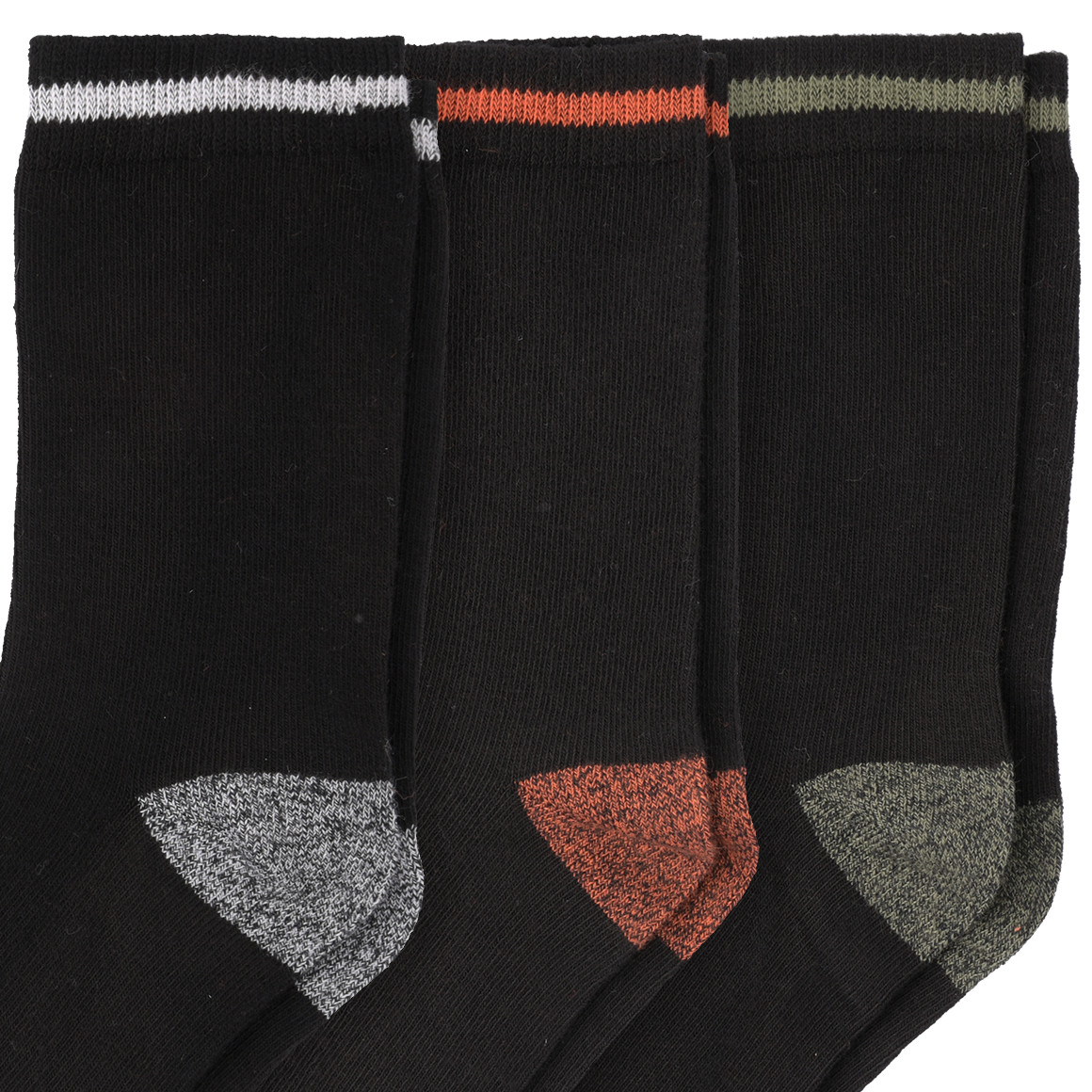 3 Paar Jungen Socken mit farbigen Details