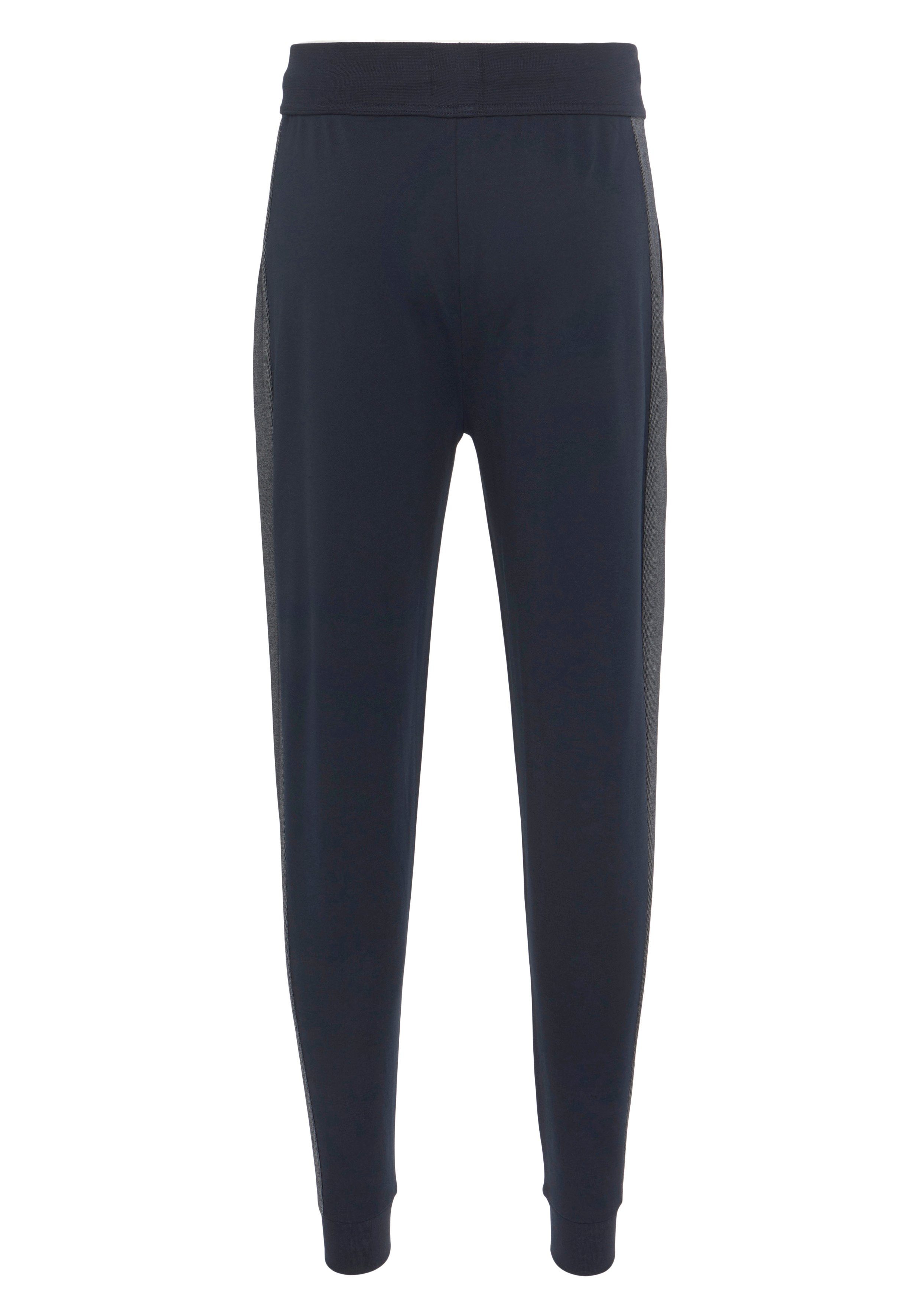 BOSS Homewearhose Tracksuit Pants 10166548 22 mit kontrastfarbenem Seitenstreifen