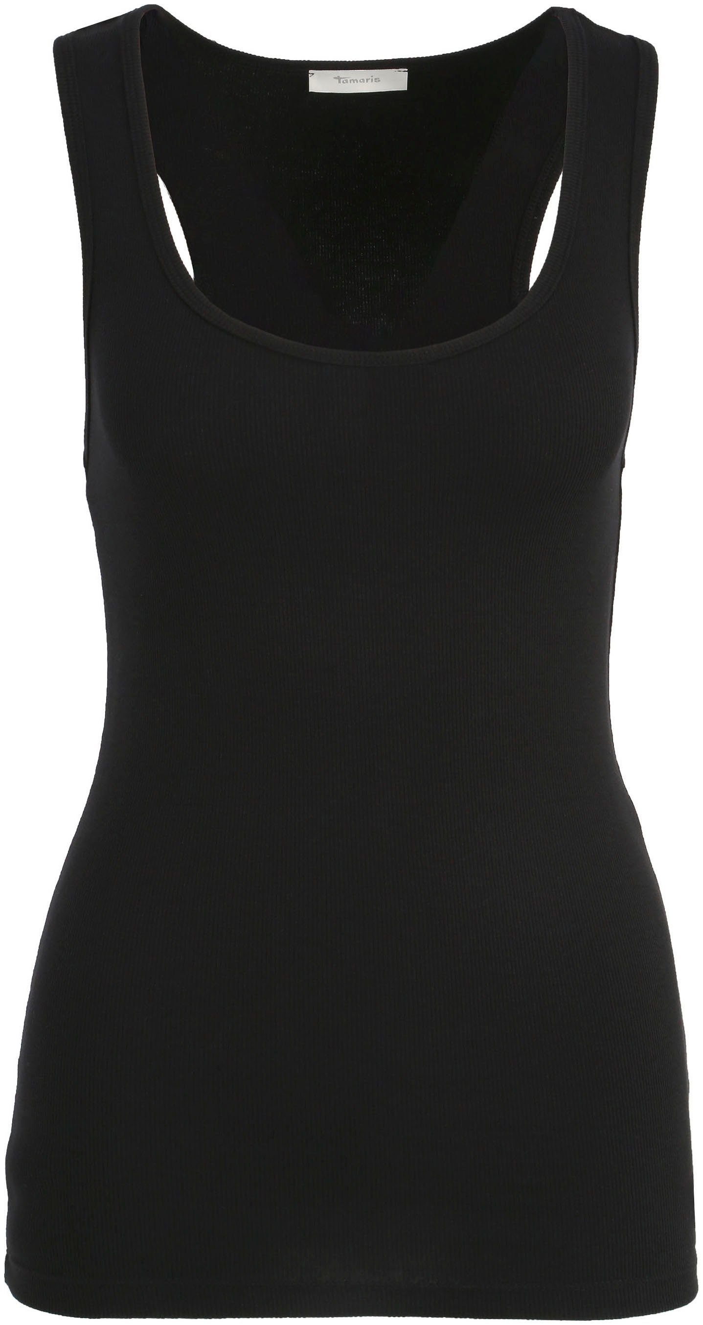 Tamaris Tanktop mit tiefem Rundhalsausschnitt - NEUE KOLLEKTION