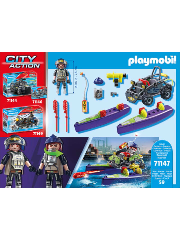 Playmobil Spielfigur Set City Action SWAT-Multi-Terrain-Quad, 6-12 Jahre günstig kaufen onesize