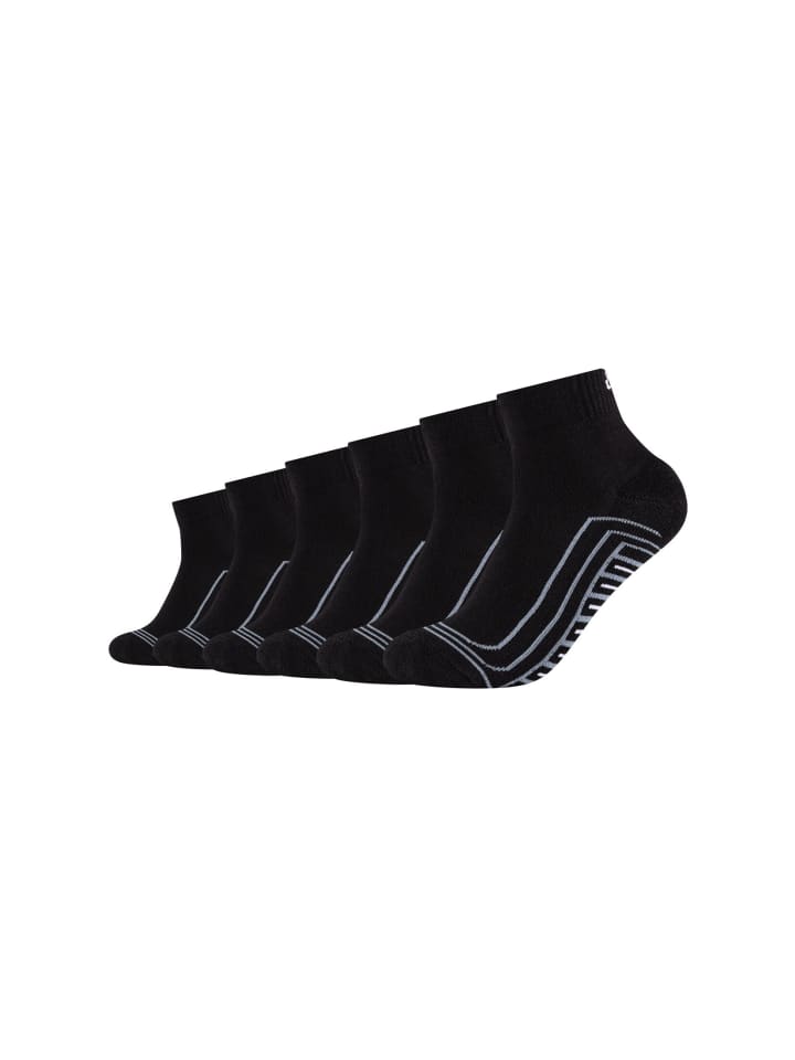 Skechers Kurzsocken 6er Pack cushioned in Schwarz günstig kaufen 39-42