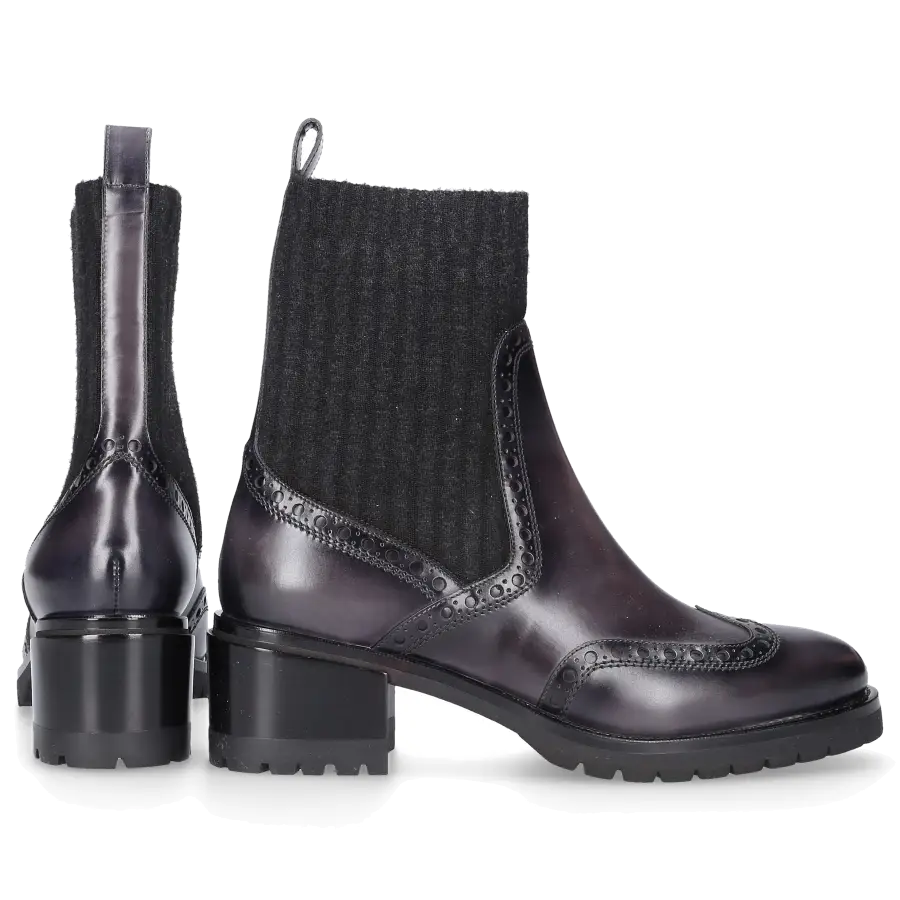 Santoni - Chelsea Boots 59557 Kalbsleder - grau