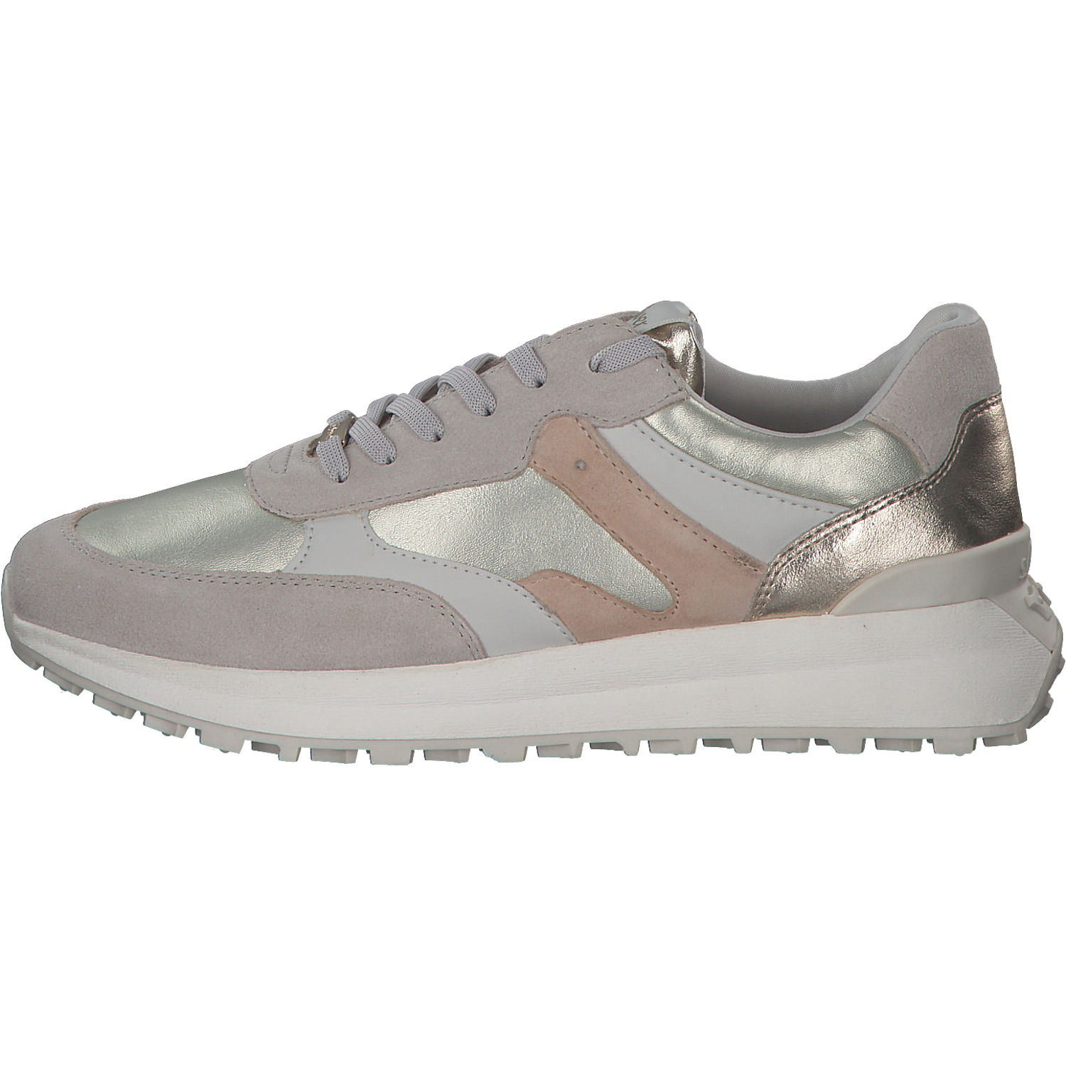 s. Oliver 23616, Schnürschuhe, Damen, platinum combi