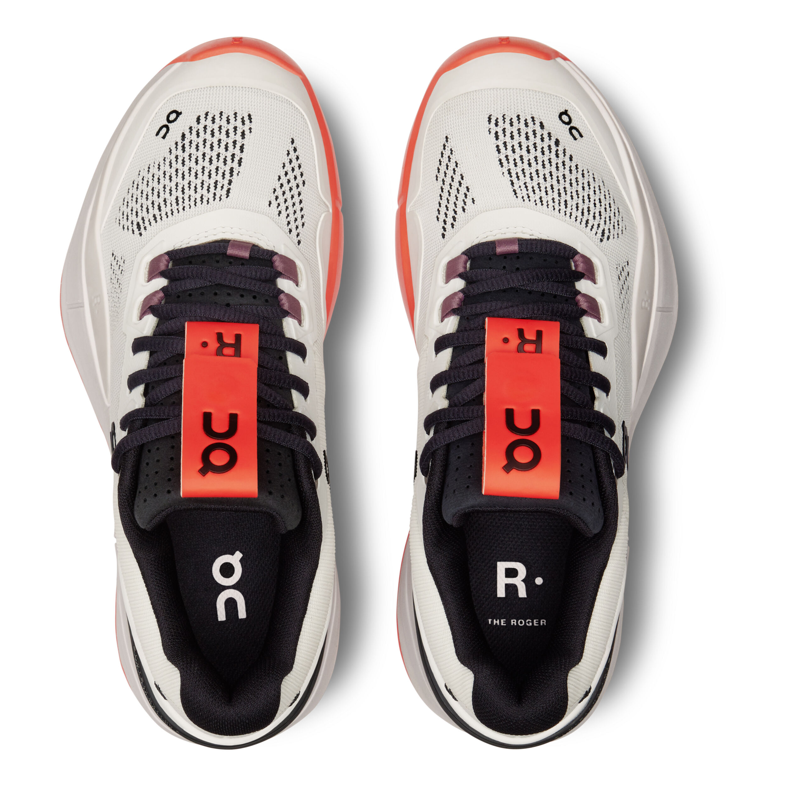 The Roger Pro Sandplatzschuh Damen - Weiß, Dunkelblau