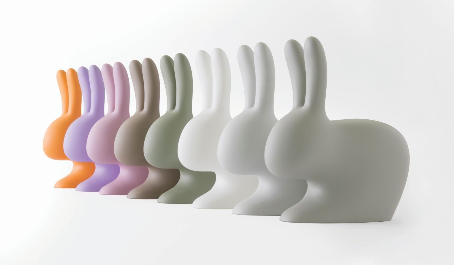 qeeboo Stuhl Baby Rabbit Pink