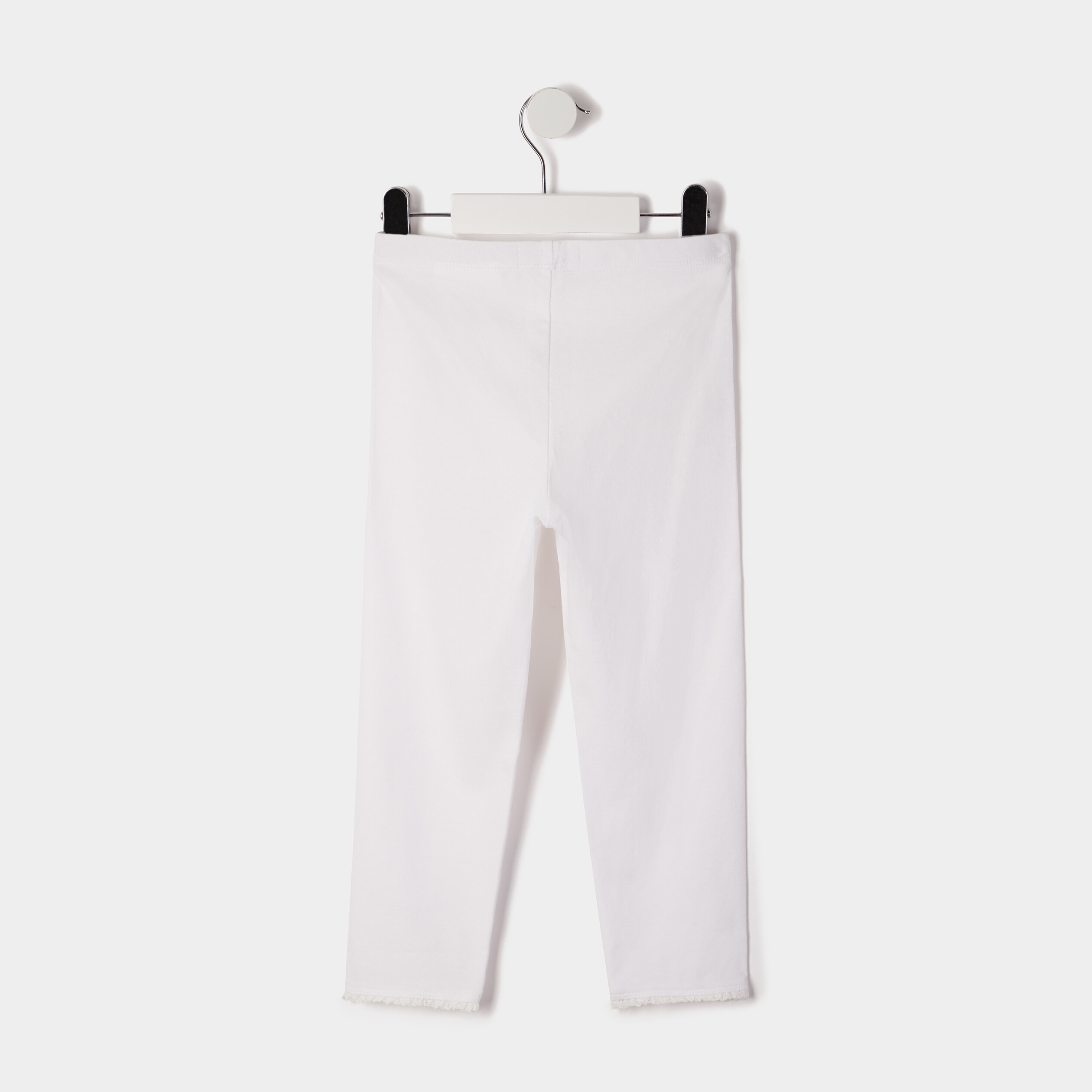 Legging 7 8ème blanc fille | La Halle