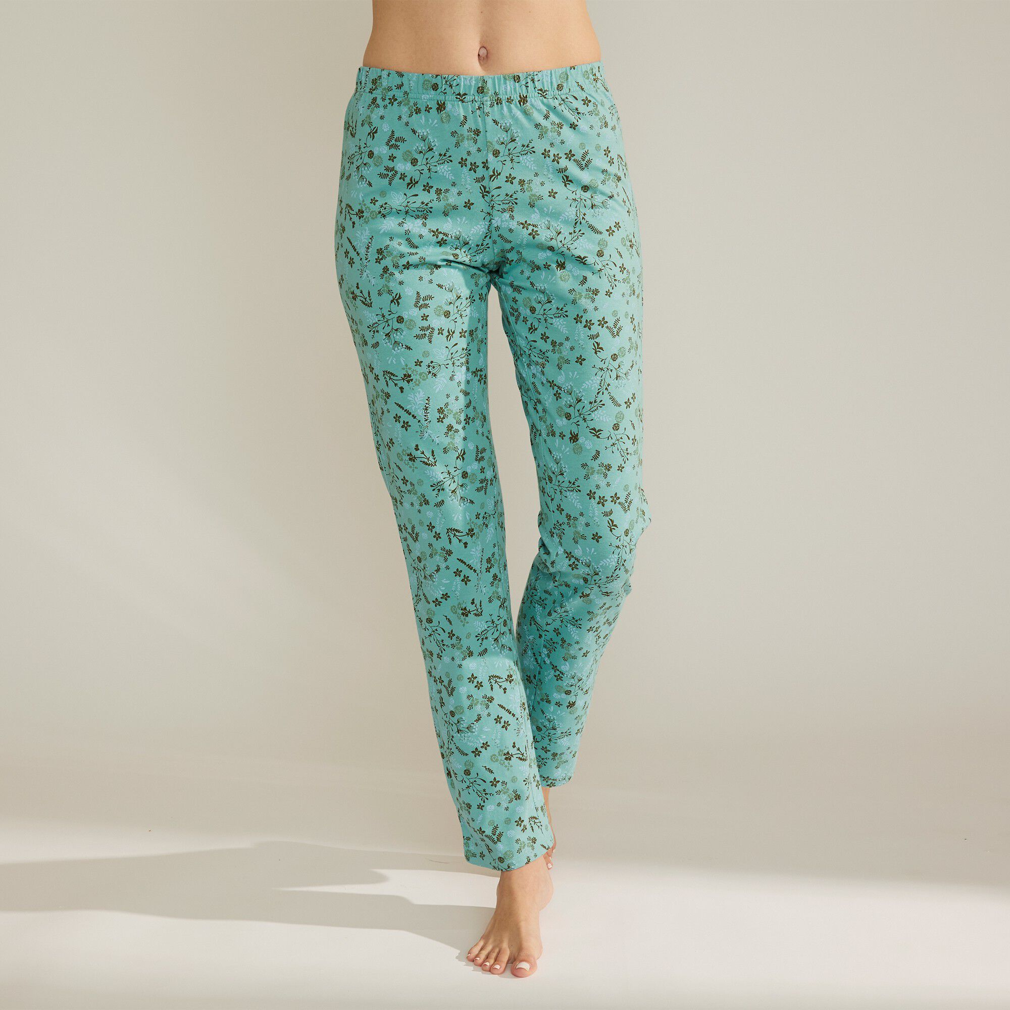 Pantalon de pyjama imprimé fleurs