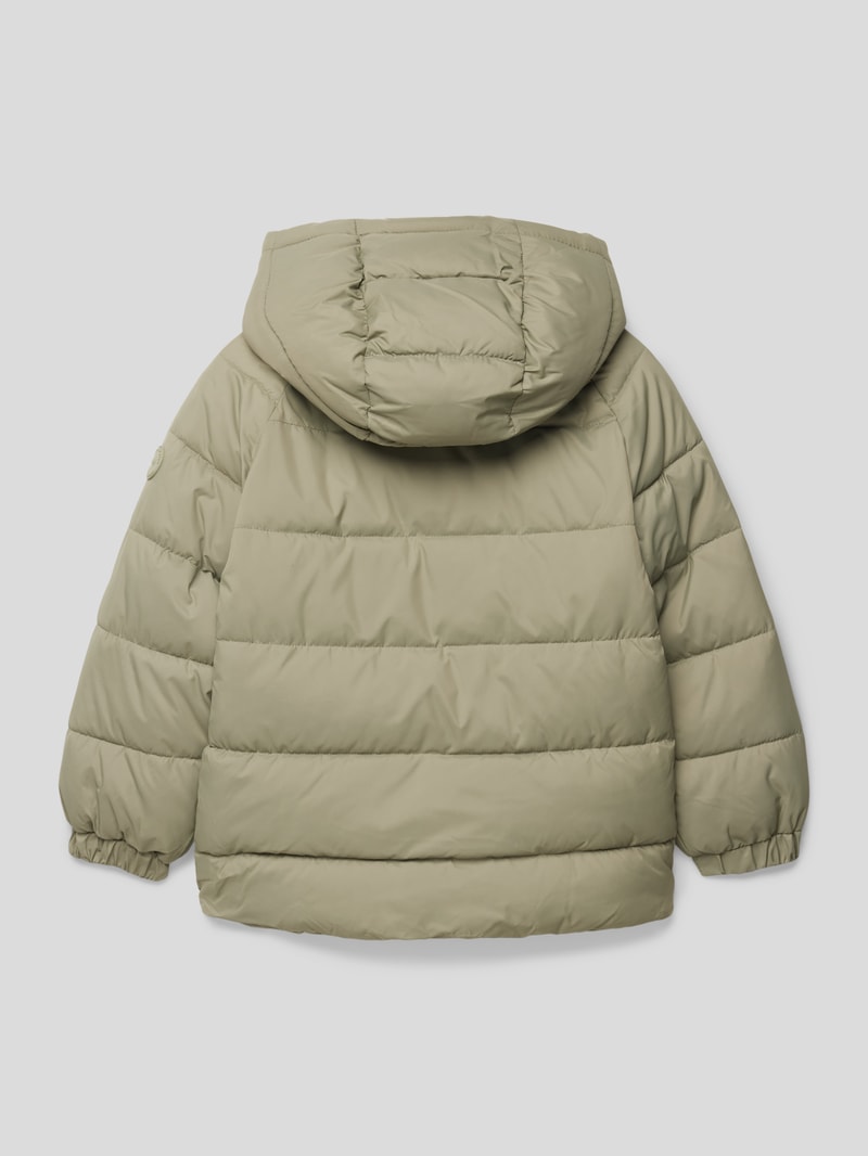 Steppjacke mit Kapuze Modell 'america' in schilf