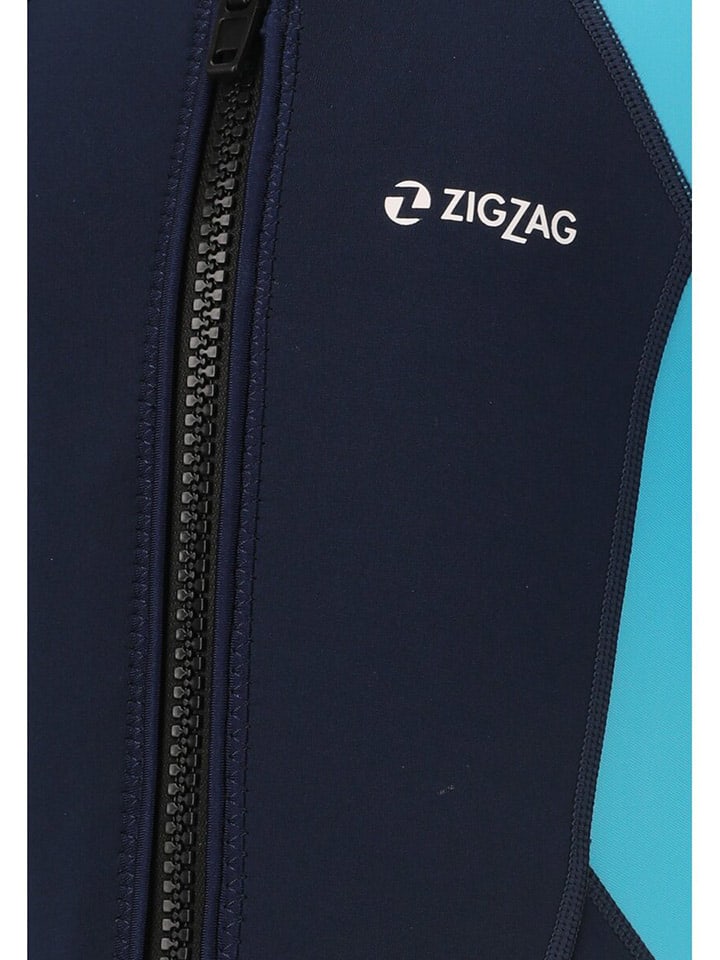 Zigzag Badeoverall in Hellblau/ Dunkelblau günstig kaufen
