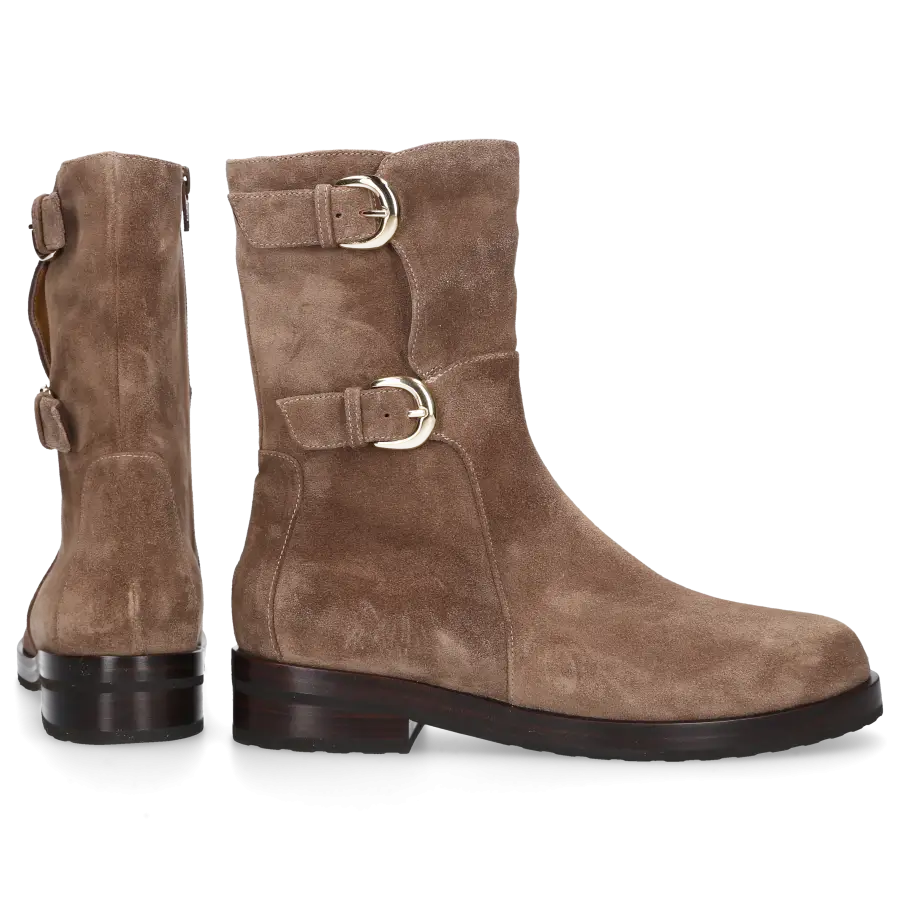 Truman's - Stiefeletten 9879 Veloursleder - grau