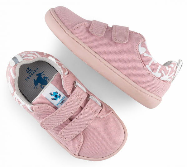 HopFrög ~ Smart Walker Canvas Sneaker ~ Eco Pink