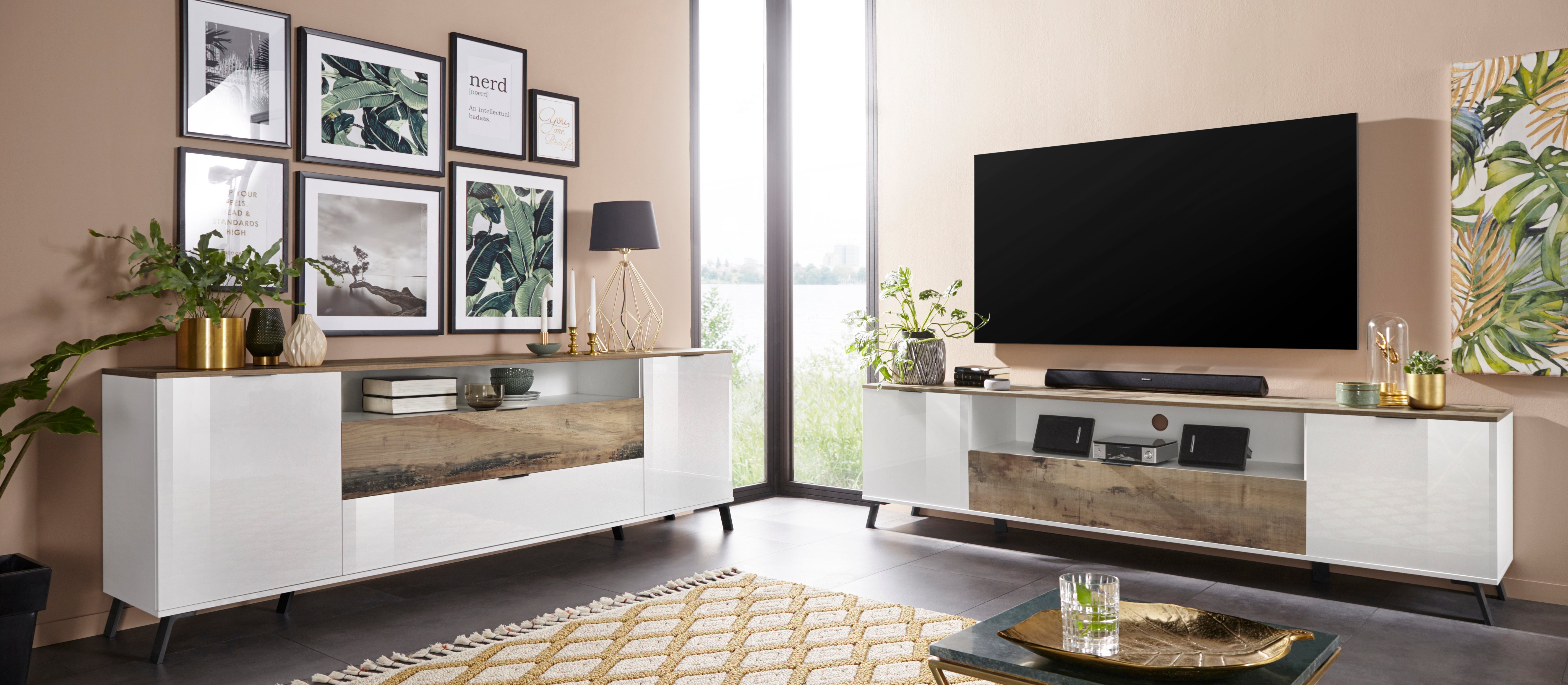 KITALY TV-Board CASANOVA, Breite ca. 220 cm