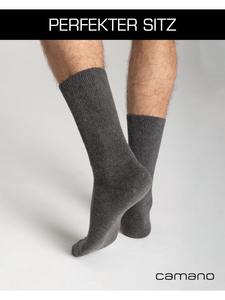 camano Diabetikersocken 4er Pack comfort in Schwarz günstig kaufen