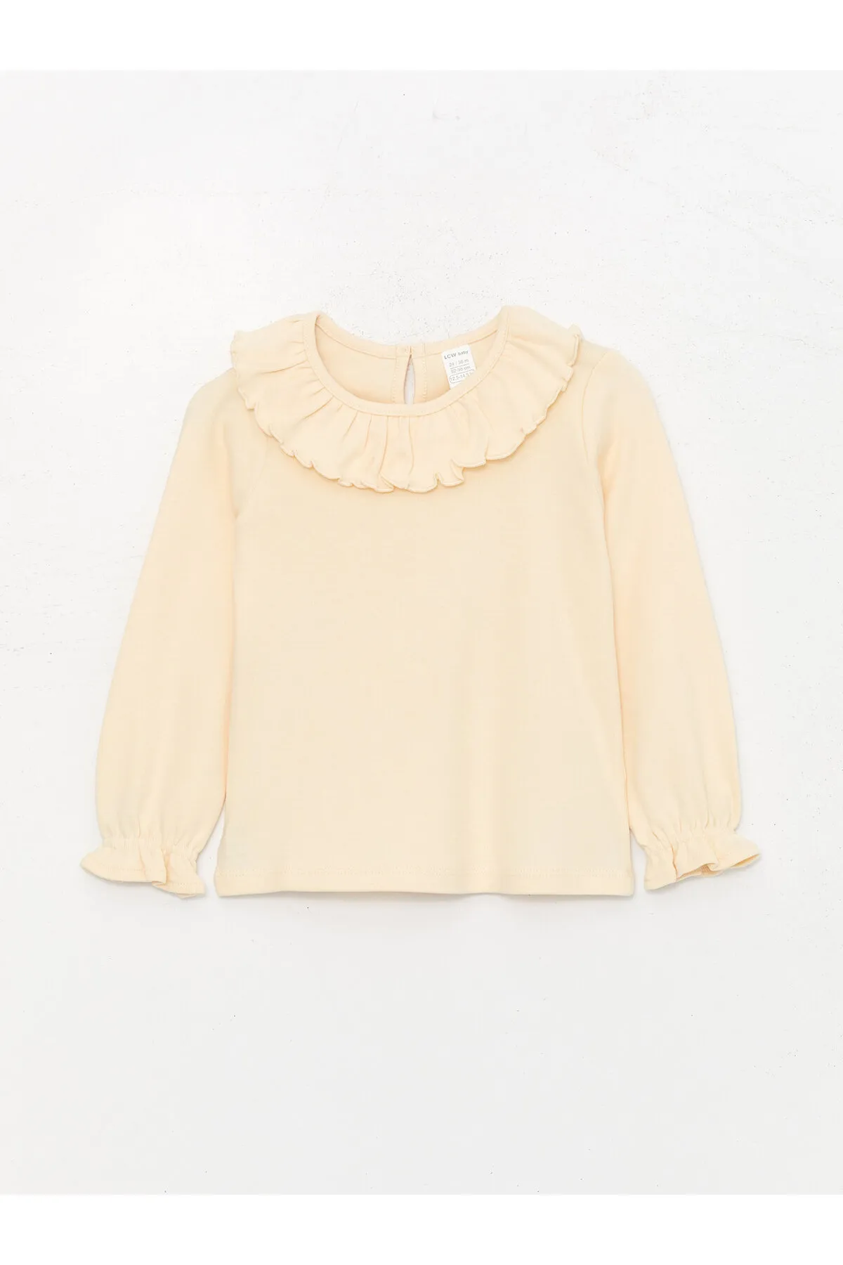 LC Waikiki  Selbstgemustertes 3-teiliges Set aus Pullover, Bluse und Hose für Babys mit Rundhalsausschnitt
