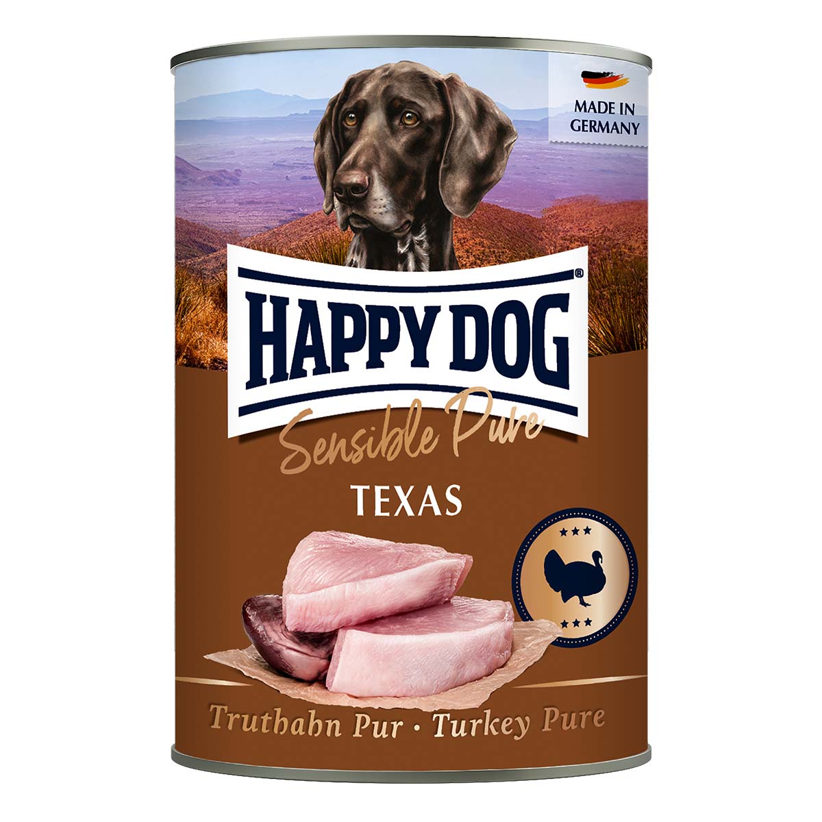 Happy Dog Sensible Pure Texas (Truthahn) 12x400g bei ZooRoyal