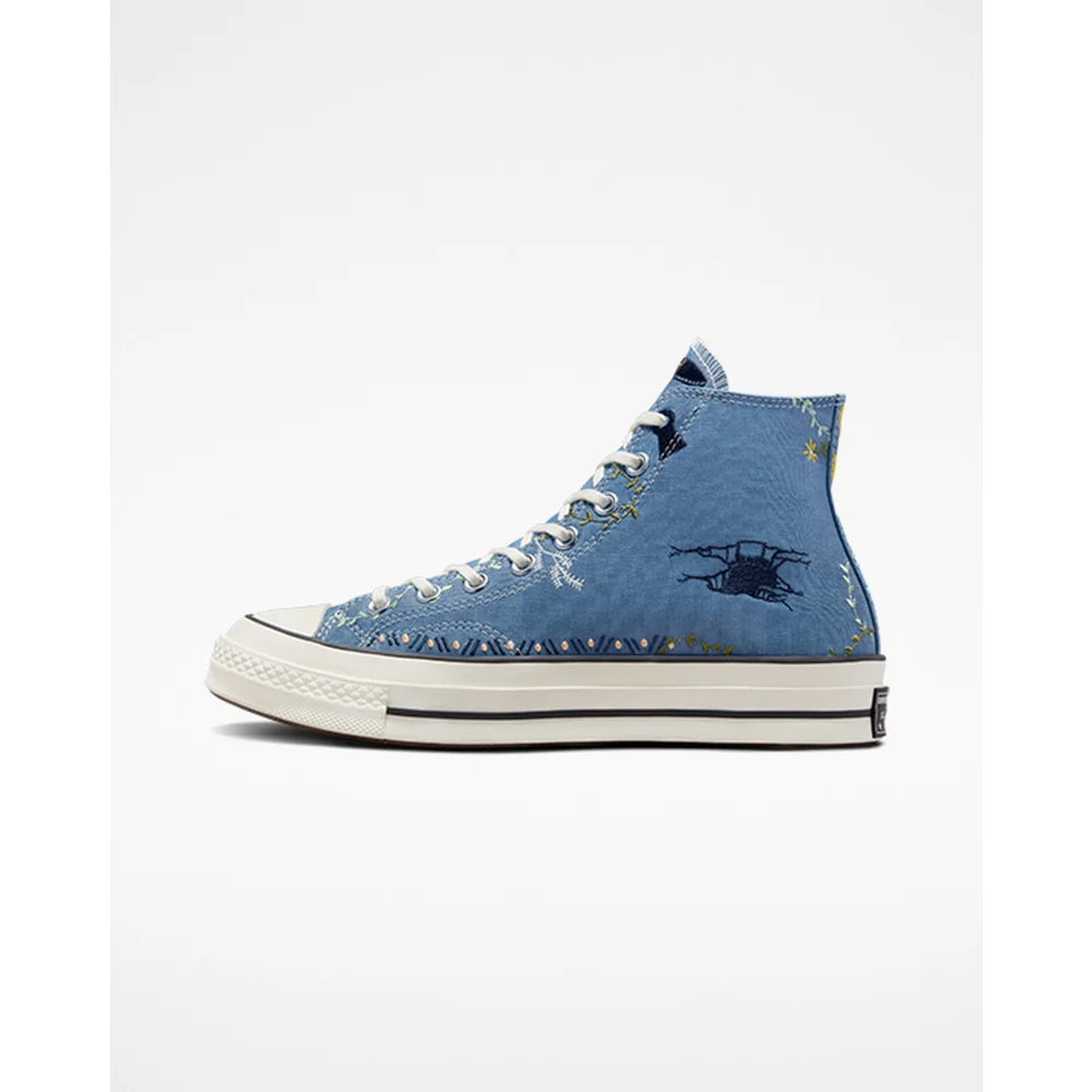 Converse Chuck 70 Embroidery High A03664C / blau