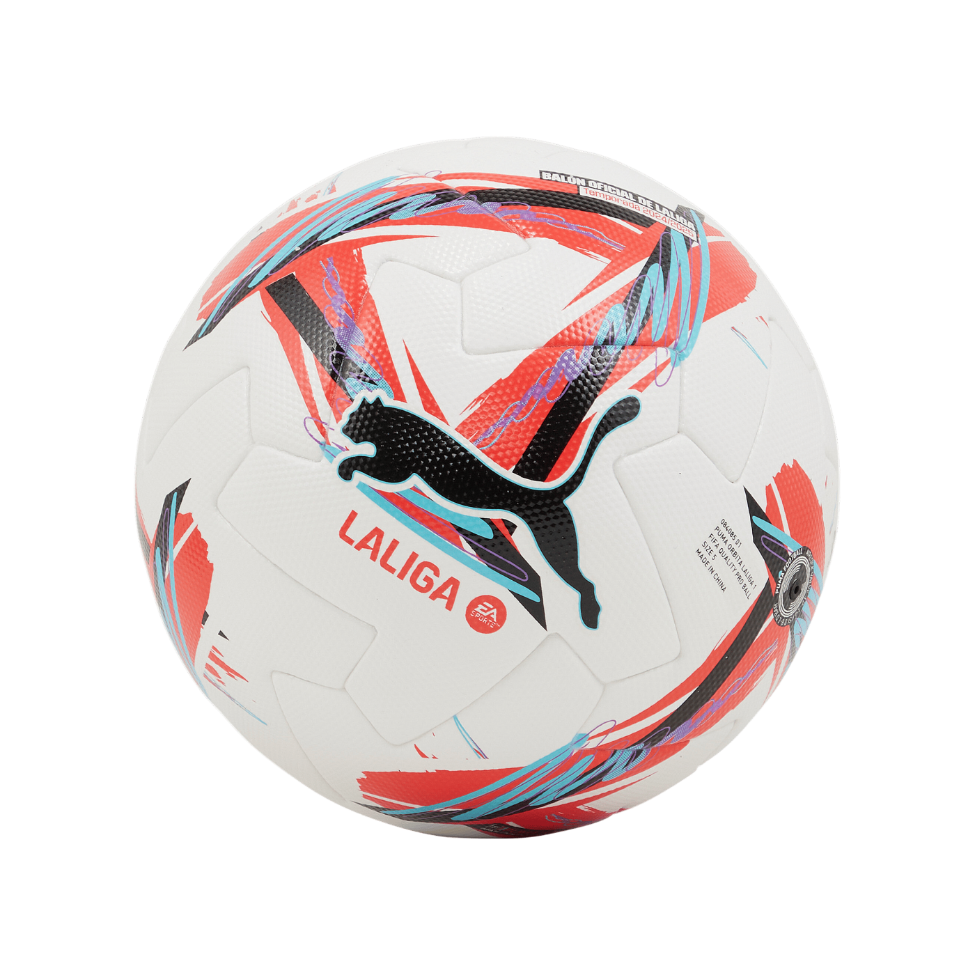 PUMA Orbita LaLiga 1 Spielball Weiss F01