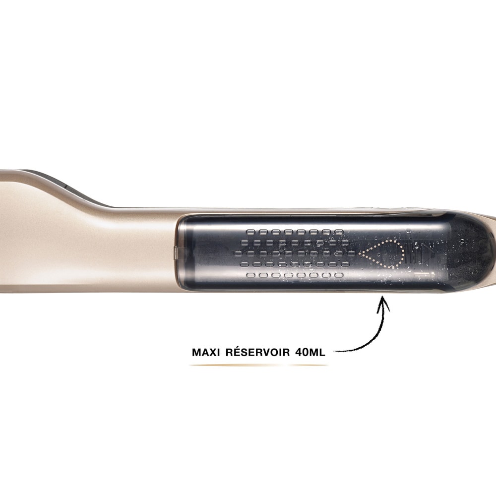 demeliss saint algue DEMELISS TITANIUM lisseur à vapeur, plaques revêtement titane, peigne latéral rétractable