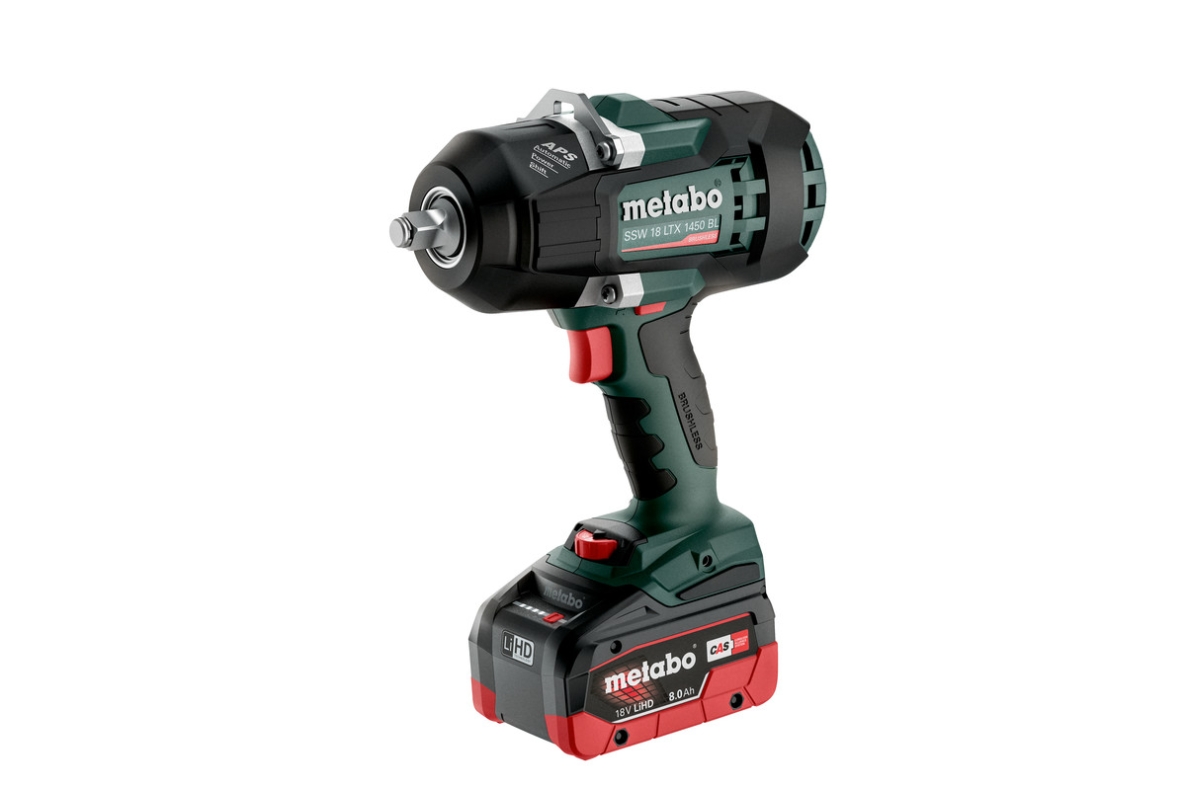 Metabo 602401810 SSW 18 LTX 1450 BL Akku-Schlagmutternschlüssel 1/2