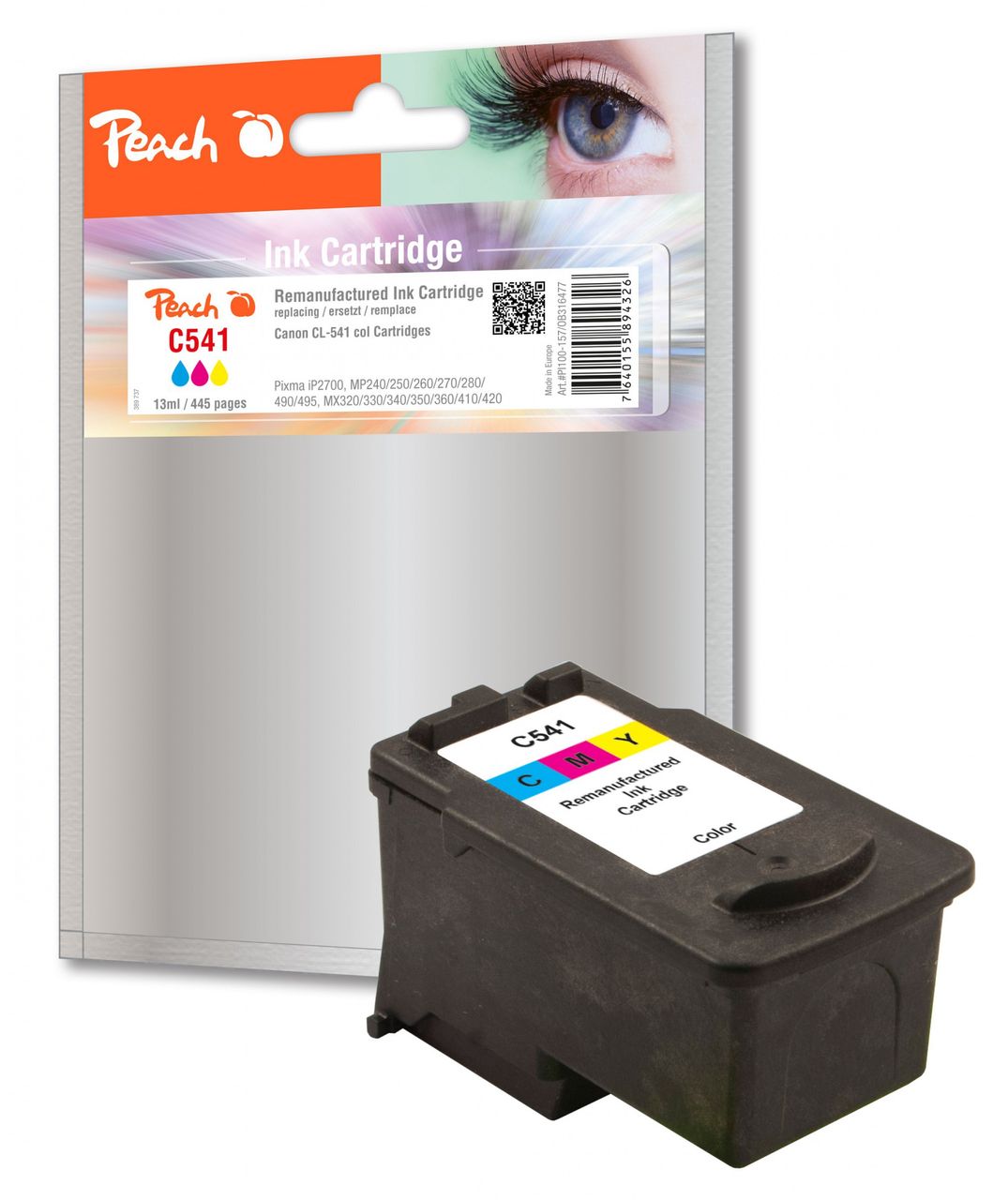Peach Druckkopf color ersetzt Canon CL-541C