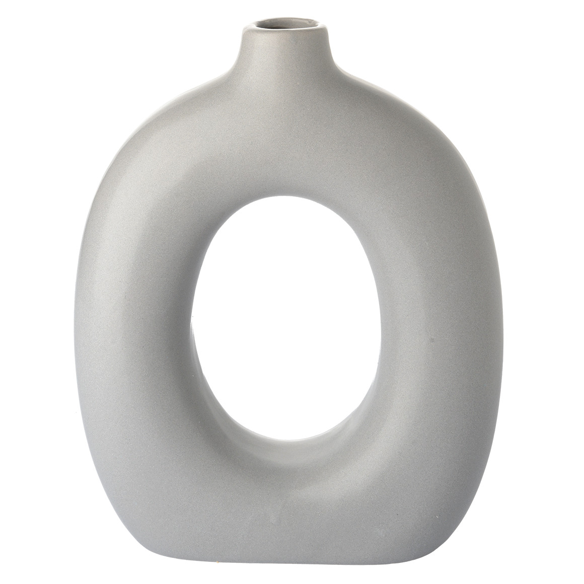 Design-Vase in ovaler Form