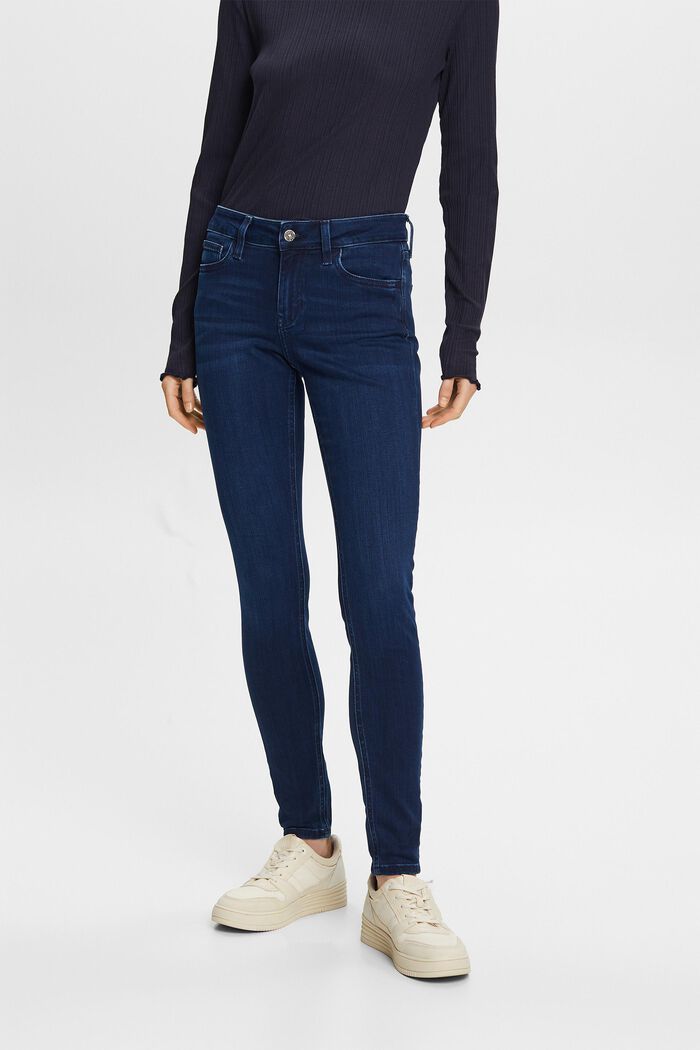 Skinny Jeans mit mittlerer Bundhöhe