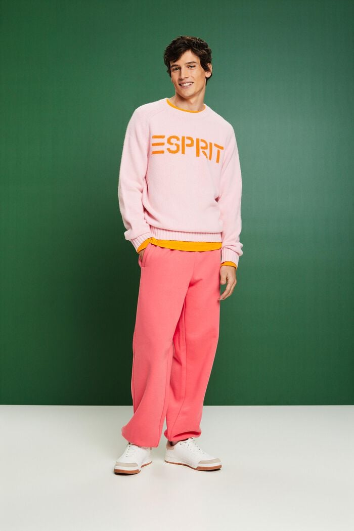 Logo-Sweatpants aus Baumwollfleece
