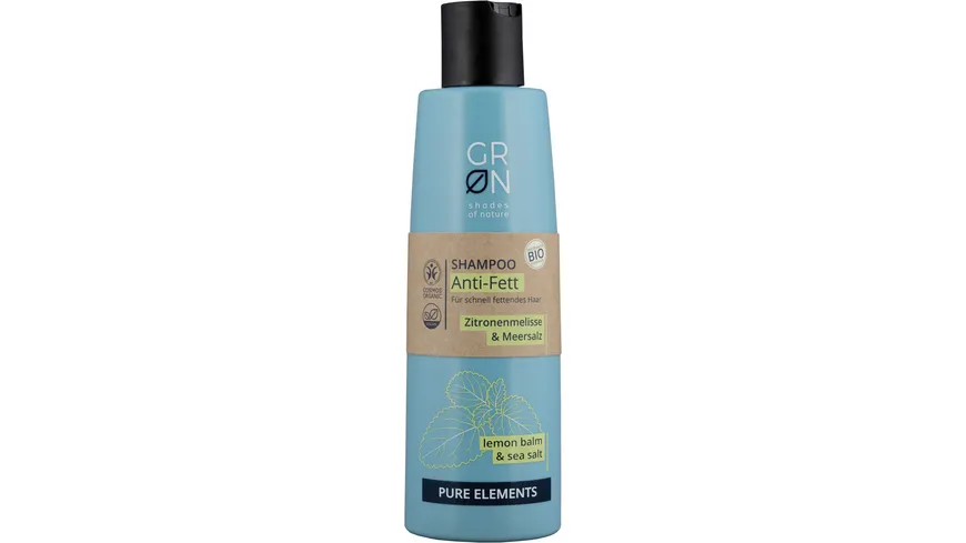 GRN [GRÜN] Shampoo Anti-Fett Zitronenmelisse & Meersalz 250 ml