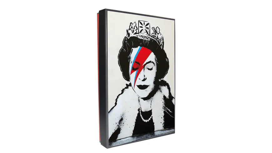 MuseARTa Unisex Socken The world's most famous Graffiti - Lizzie Stardust Geschenkpackung Black