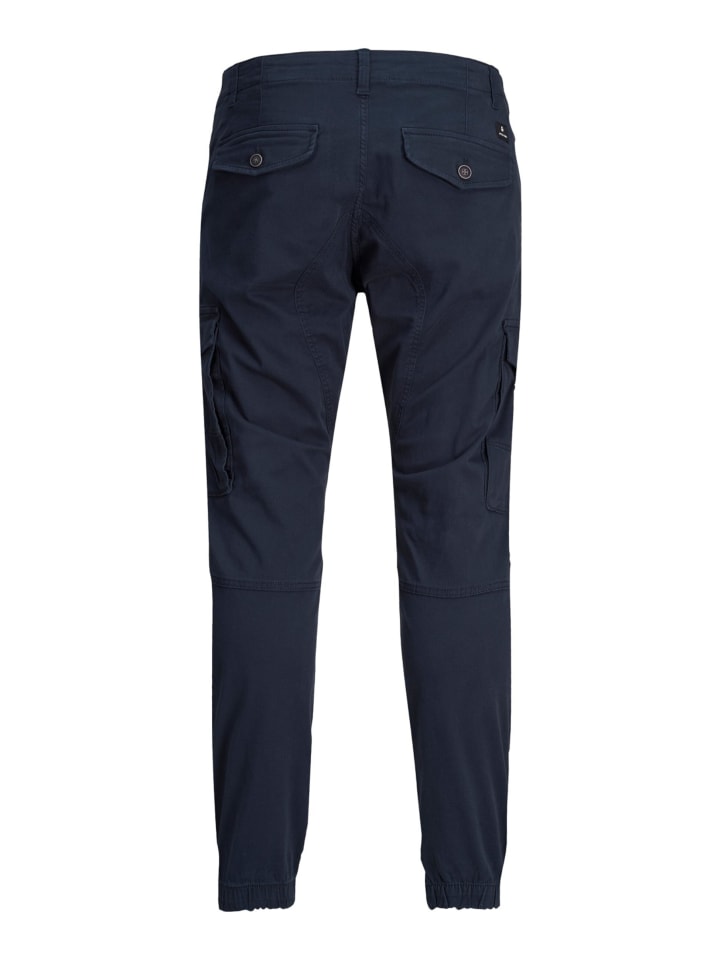 Jack & Jones Cargohose 'Paul Flake' in blau günstig kaufen