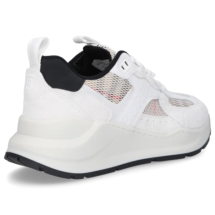 Burberry - Sneaker low 80613541 Kalbsleder - weiß