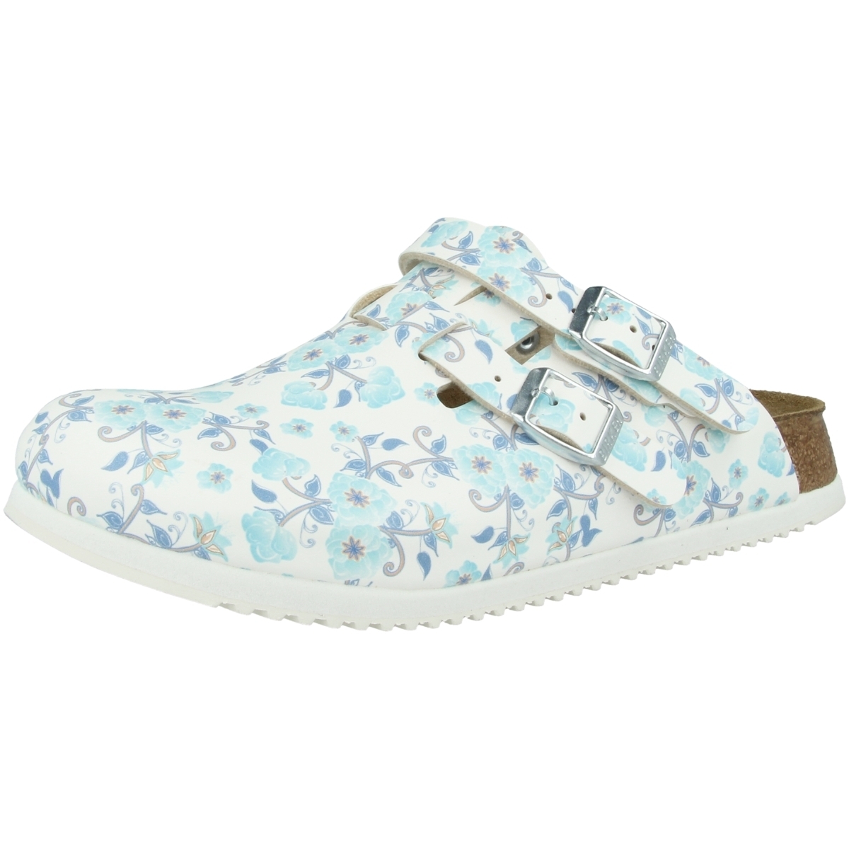 Birkenstock Kay SL Birko-Flor schmal Clogs weiss