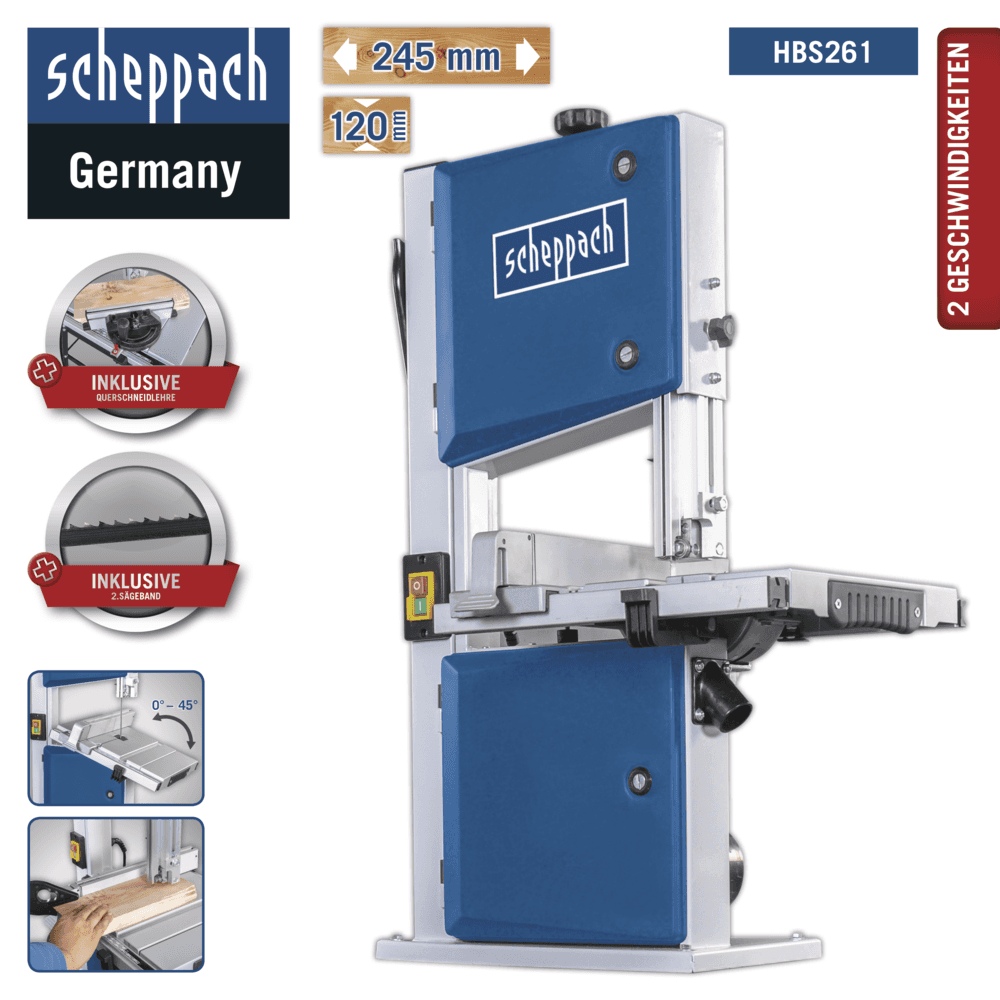 Scheppach Bandsäge HBS261