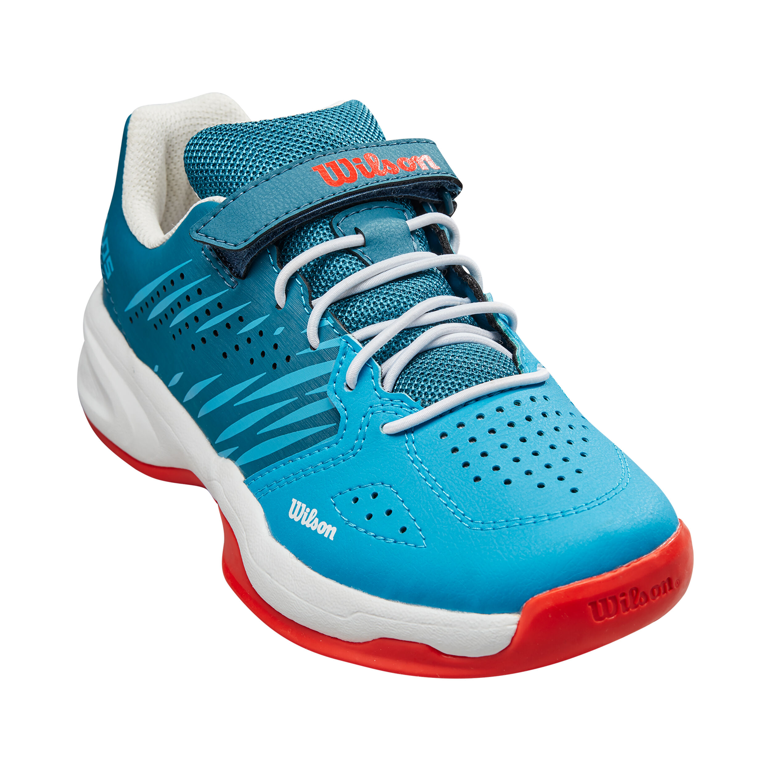 Kaos 2.5 Allcourtschuh Kinder - Blau, Weiß