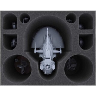 Feldherr Schaumstoffeinlage für Star Wars Legion: AAT Kampfpanzer der Handelsföderation