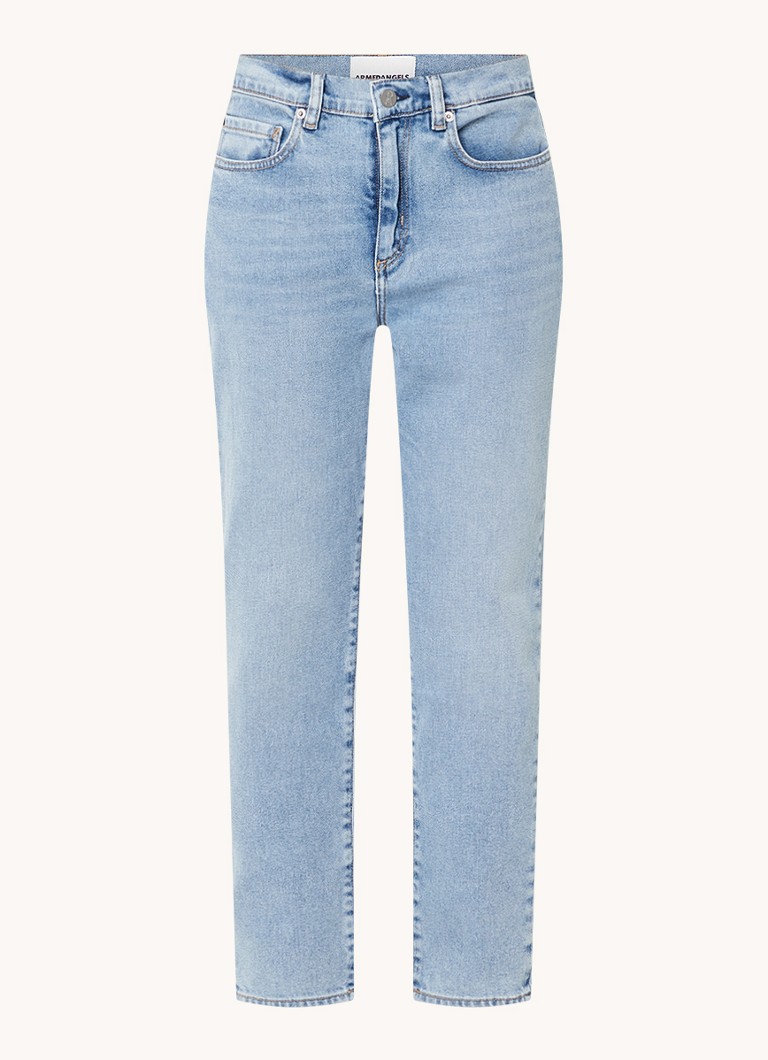 Jeans affusolati a vita media Cayaa di ARMEDANGELS, lavaggio chiaro