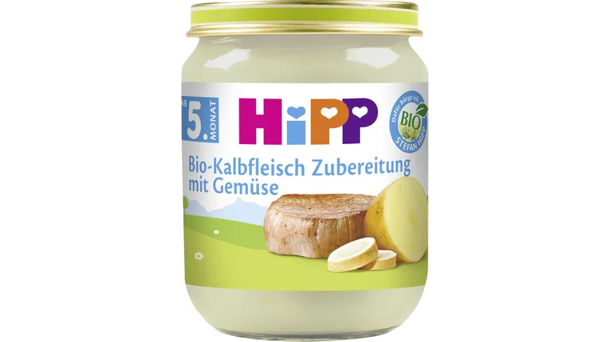 HiPP Fleisch-Zubreitungen: Kalbfleisch-Zubereitung mit Gemüse 125 g