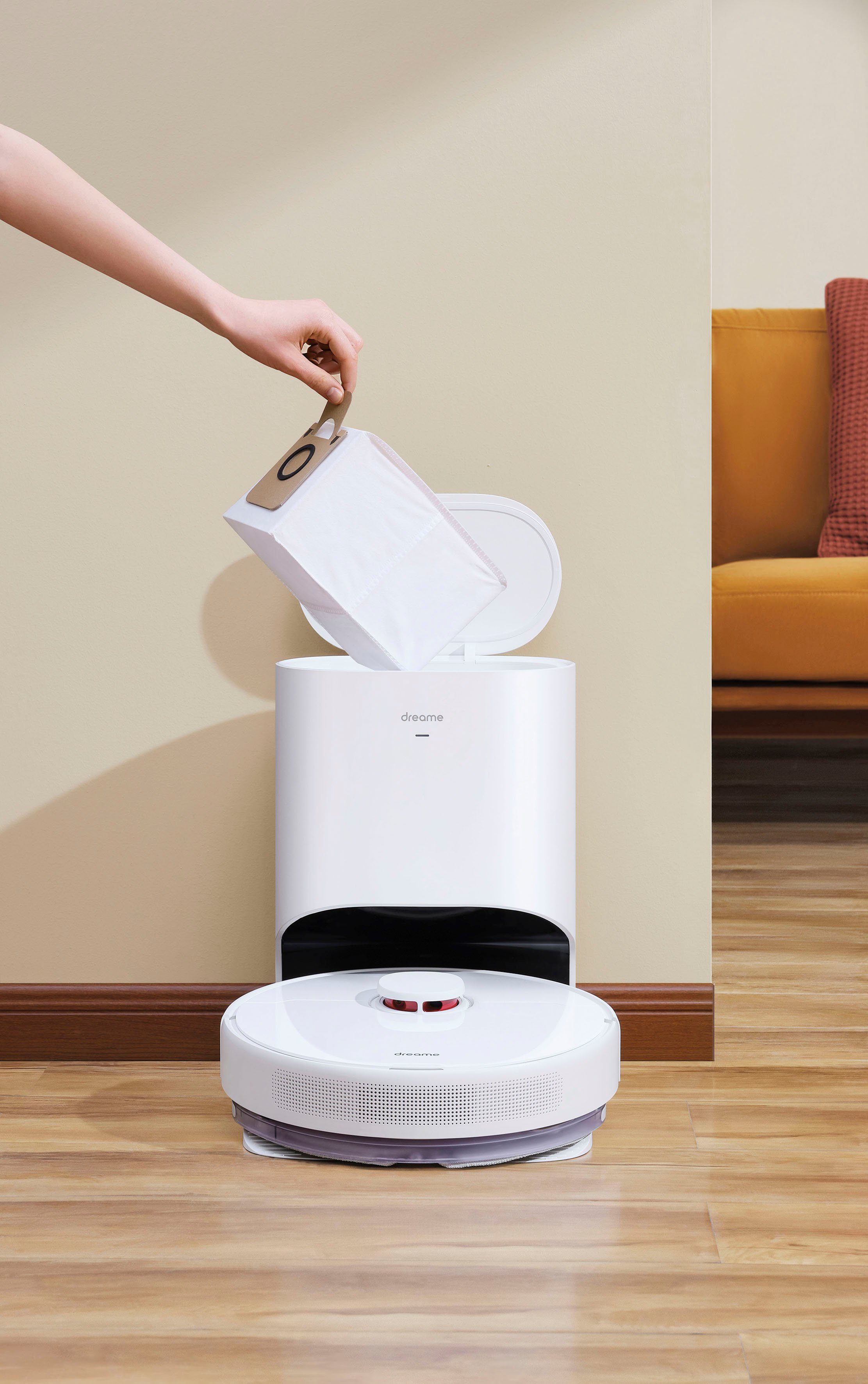 dreame Saugroboter Dreame D10 Plus;, 46 W, mit Wischfunktion und Absaugstation