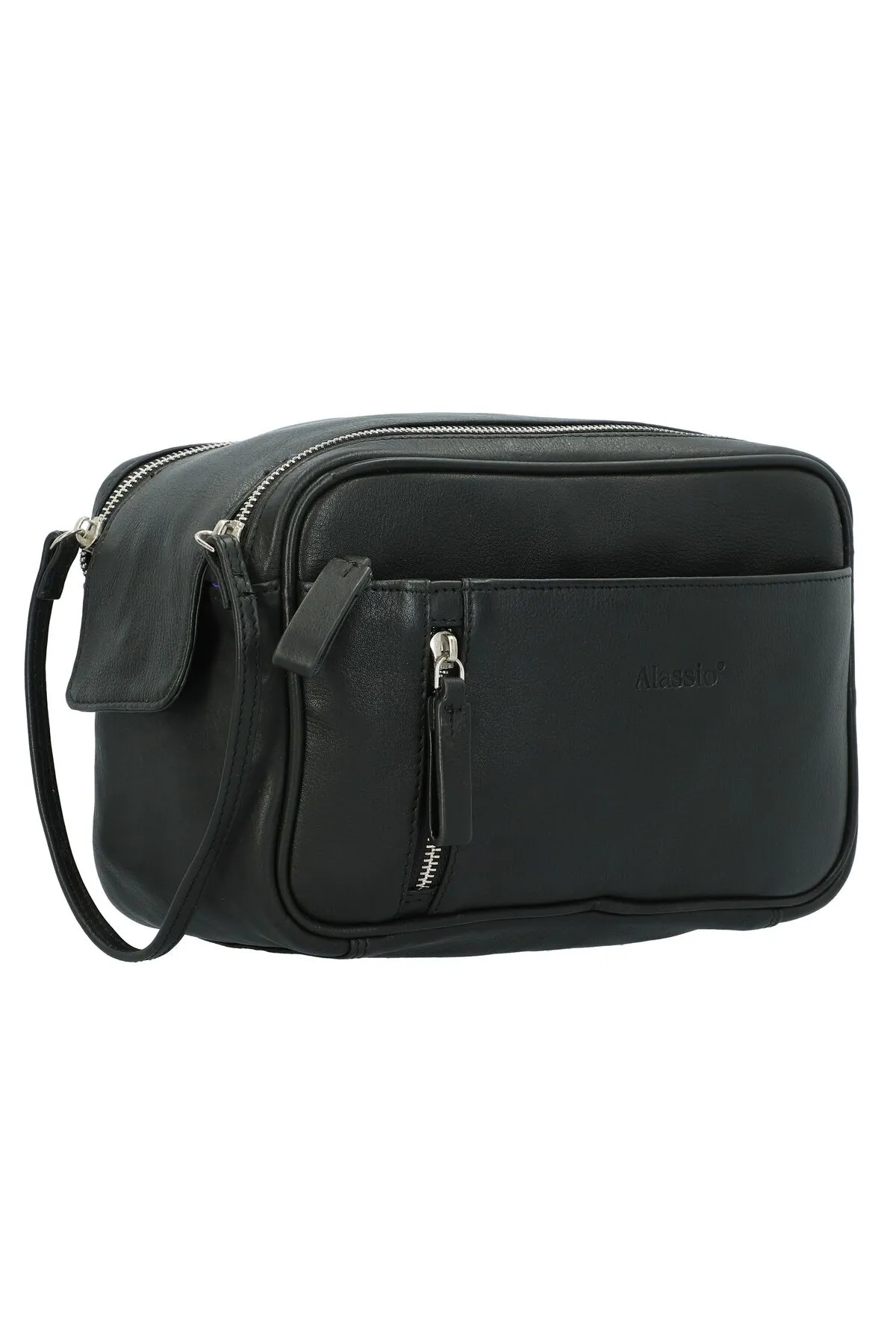 Alassio  Kulturbeutel Leder 24,5 cm