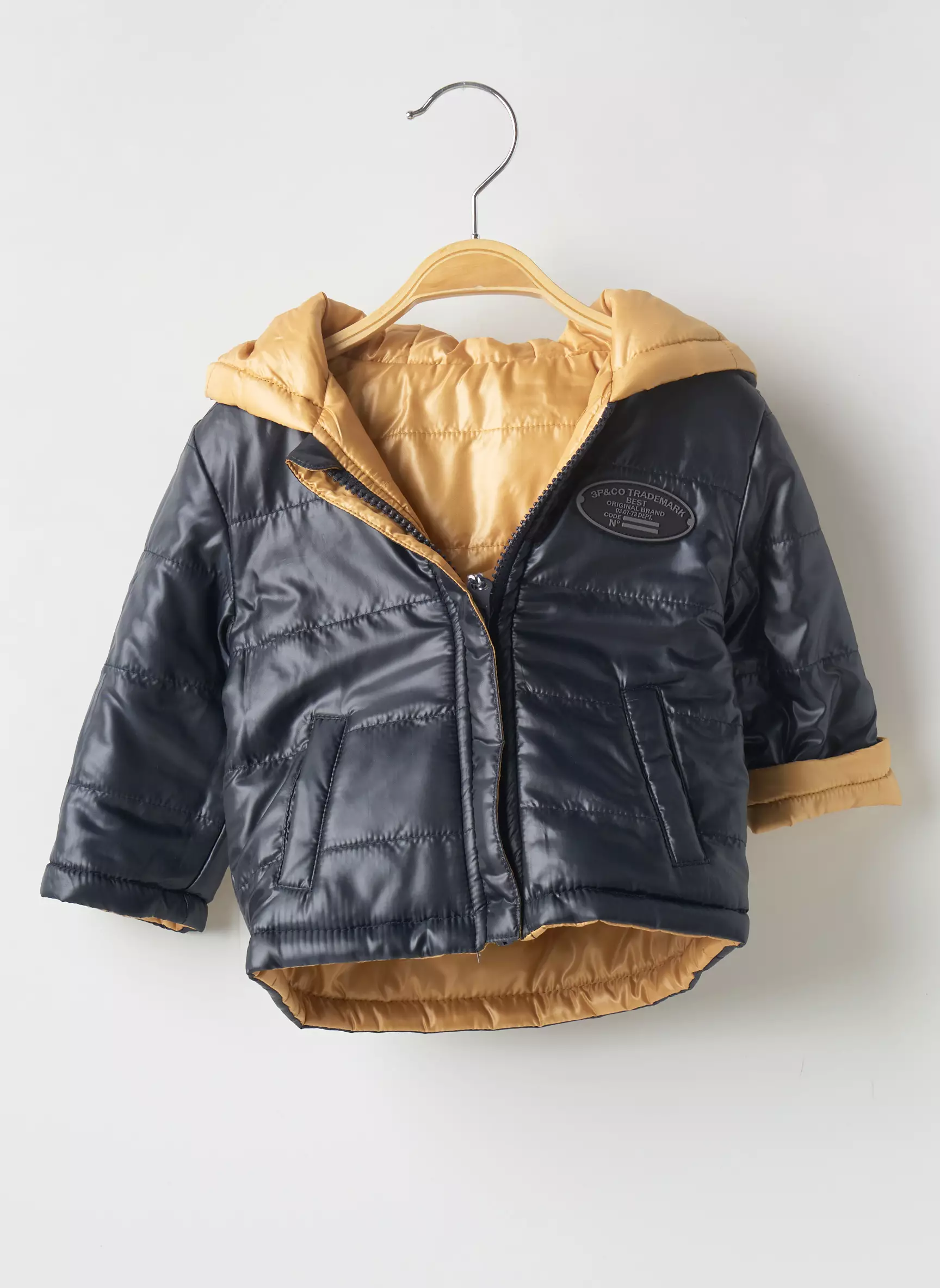 3 Pommes Parkas Garcon couleur jaune